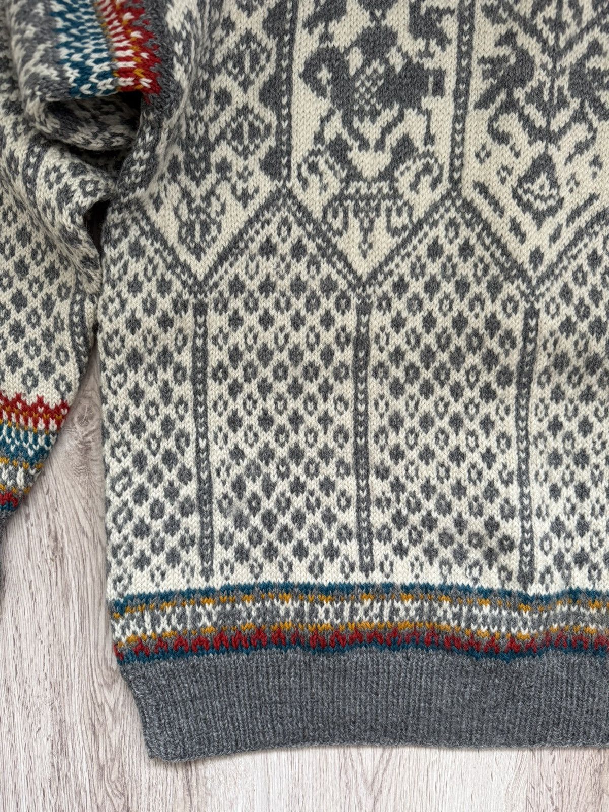 Dale Of Norway Dale Garn Wool Fair Isle Ski Sweater Oversize L 1990s Size US L / EU 52-54 / 3 - 19 Thumbnail