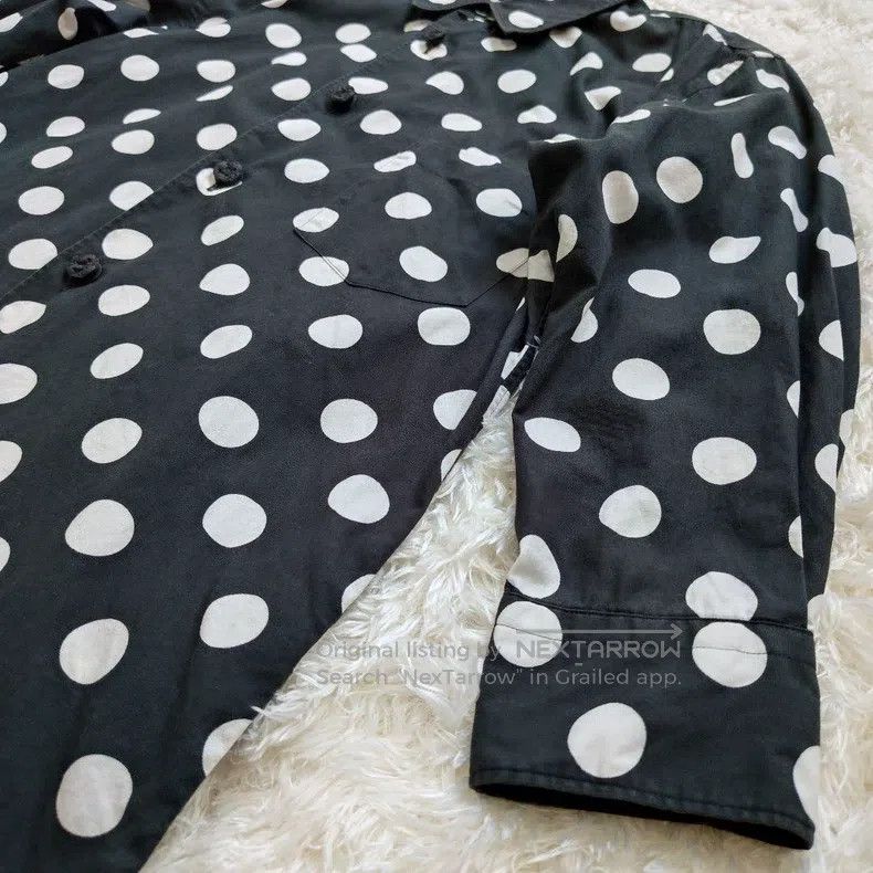 Comme des Garcons Comme des Garcons Black Polka Dot Shirt Size US S / EU 44-46 / 1 - 4 Thumbnail