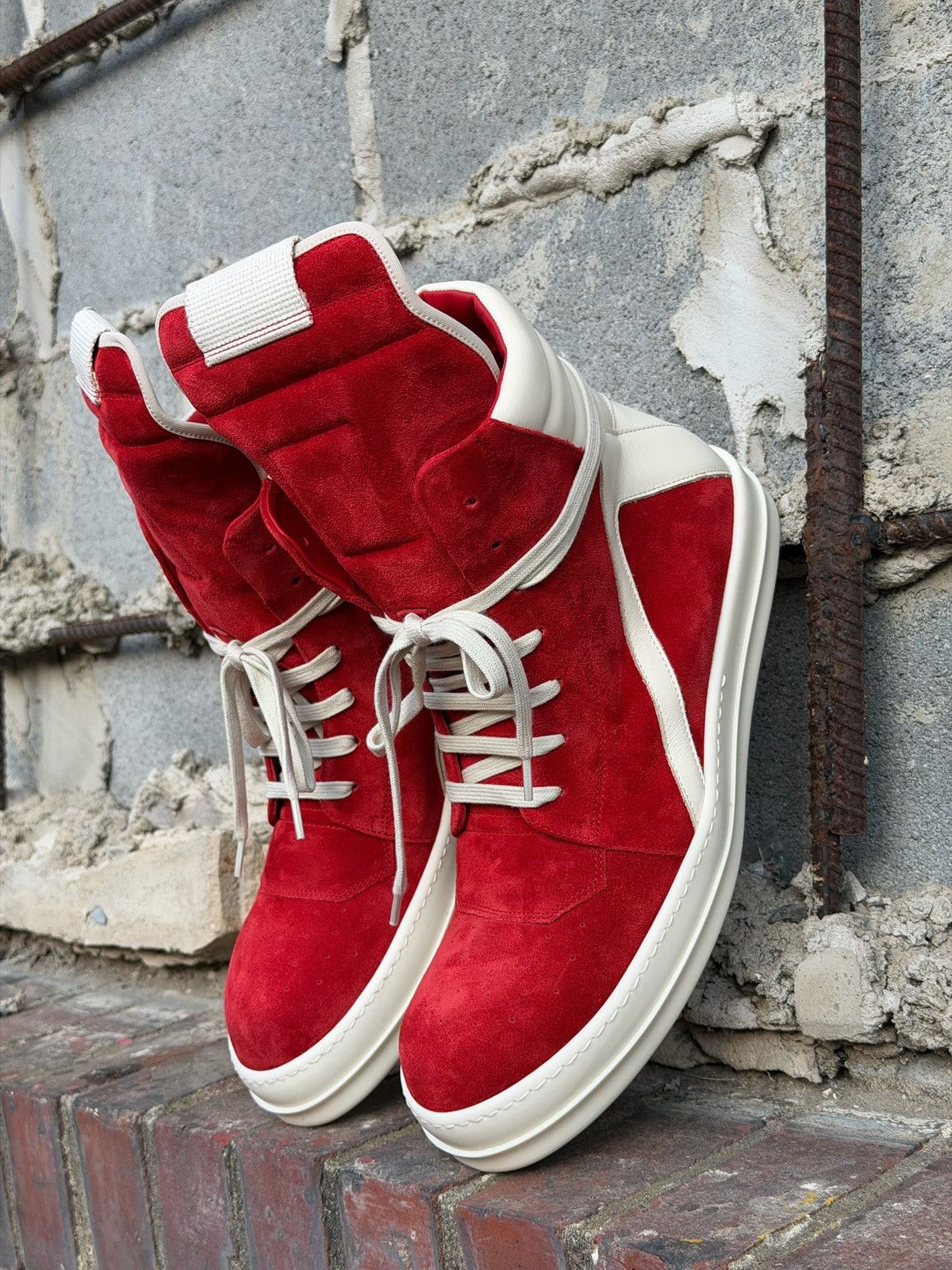 Rick Owens Rick Owen Geobasket Carnelian | Grailed