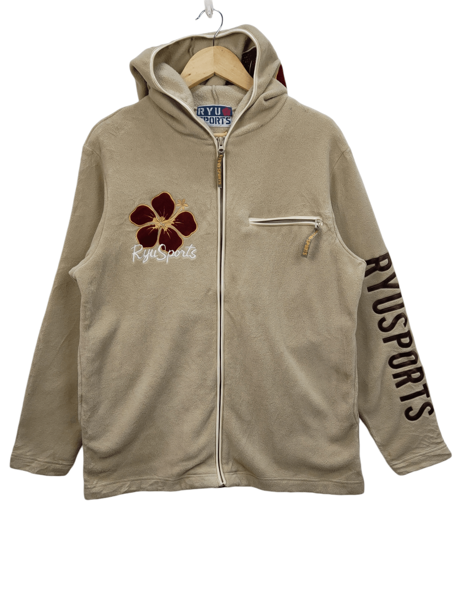Japanese Brand × Vintage Vintage Ryu Sport Fleece Hoodie Size US M / EU 48-50 / 2 - 2 Thumbnail