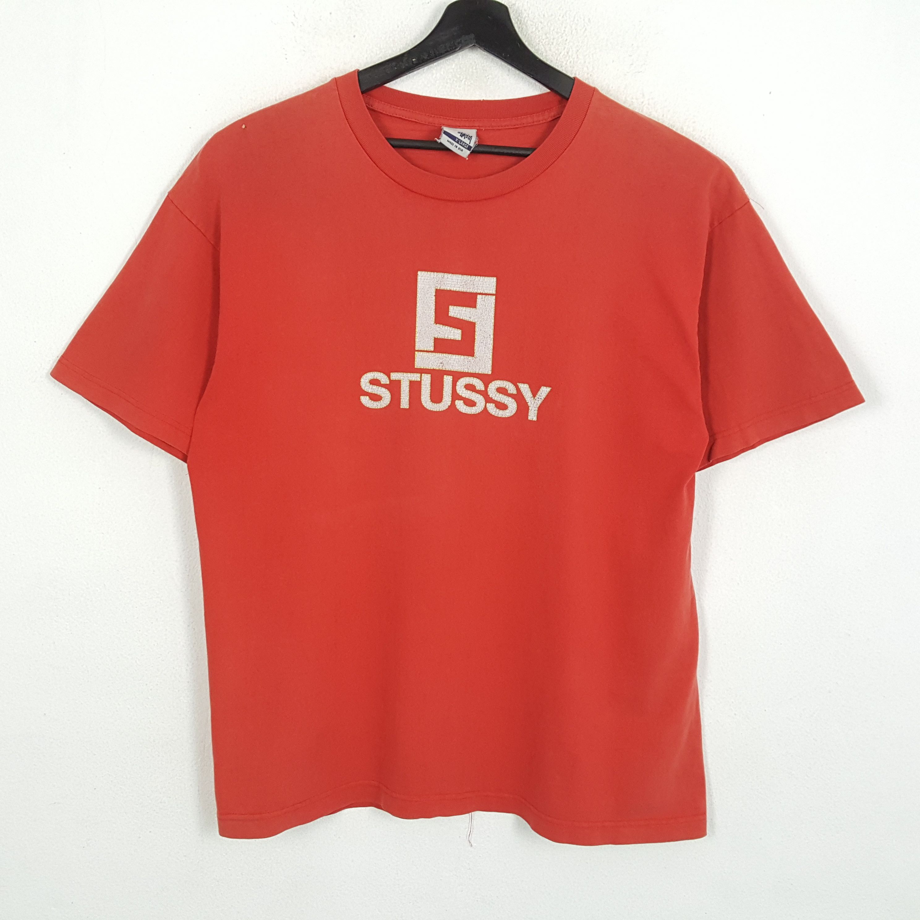 Stussy STUSSY x Fendi Logo Style Center Design Streetwear Tshirt Size US XL / EU 56 / 4 - 1 Thumbnail