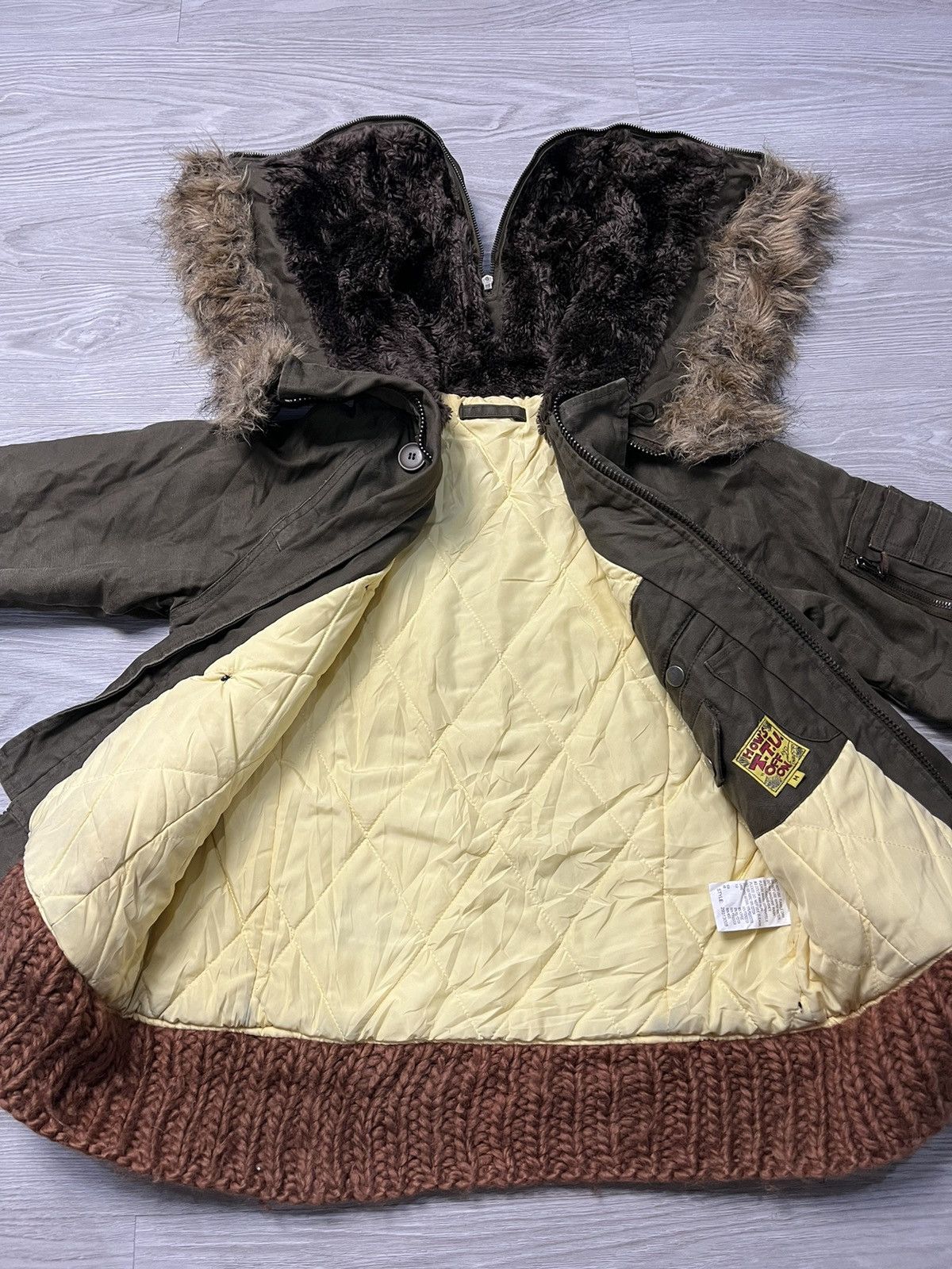 If Six Was Nine × Japanese Brand × Le Grande Bleu (L.G.B.) Japanese Faux Fur Jacket Goa lgb style Size M / US 6-8 / IT 42-44 - 8 Thumbnail