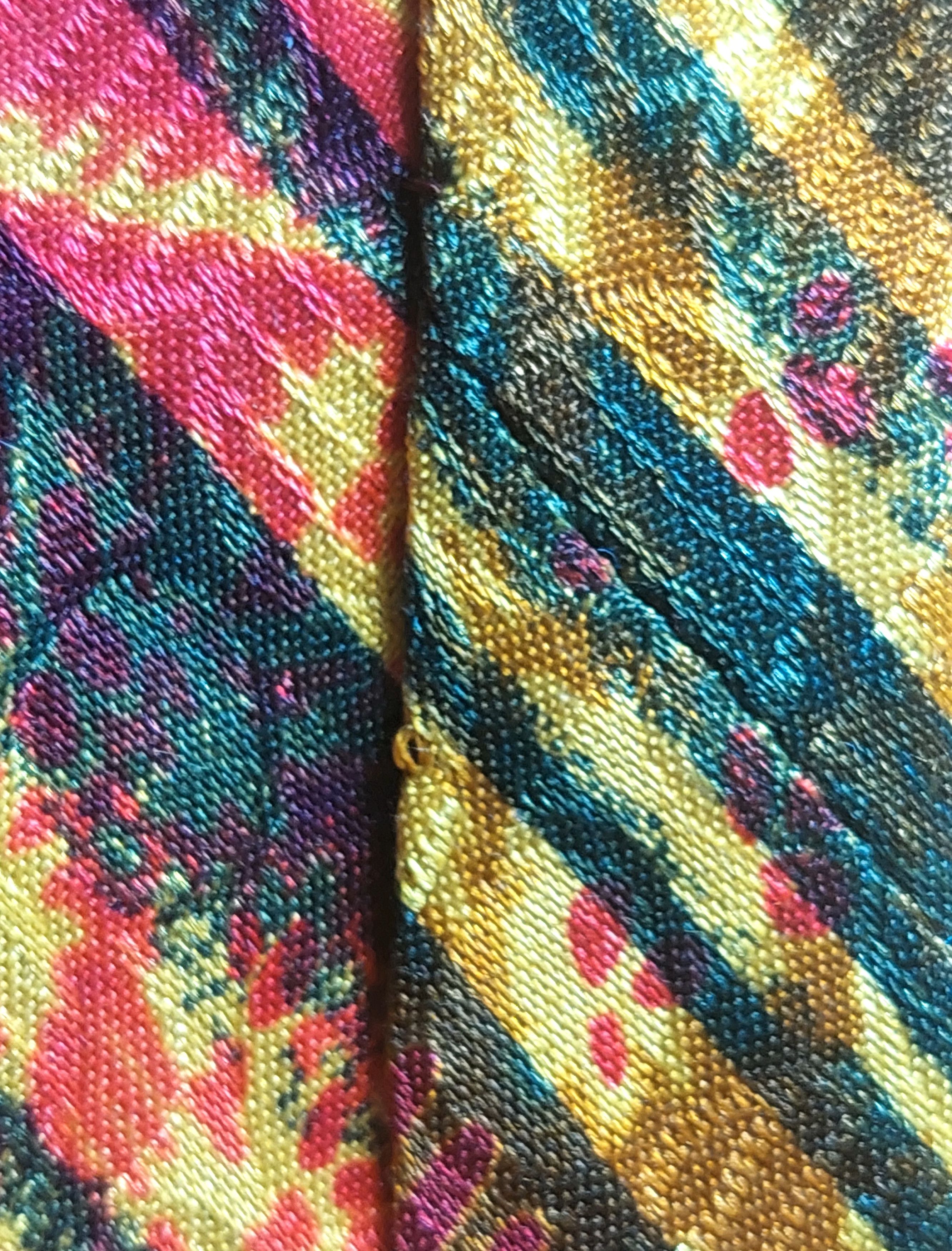 Santostefano Santostefano Italo Ferretti Silk Tie Multicolor Pattern Size ONE SIZE - 12 Thumbnail