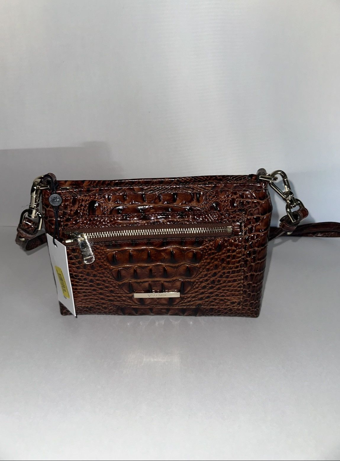 BRAHMIN BRAHMIN Vida Crossbody NEW Pecan Melbourne Genuine Leather Size ONE SIZE - 2 Thumbnail