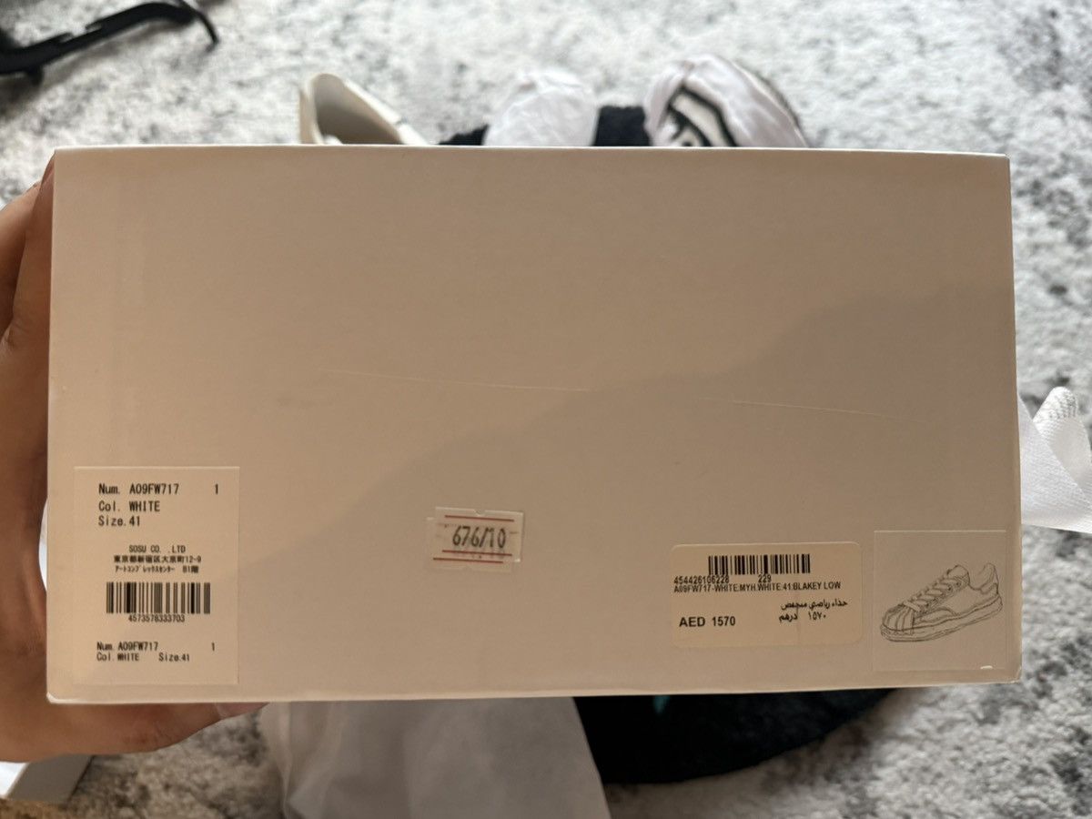 Maison MIHARA YASUHIRO Maison MIHARA YASUHIRO Blakey Low OG Overhanging Sneakers Size US 8 / EU 41 - 10 Thumbnail