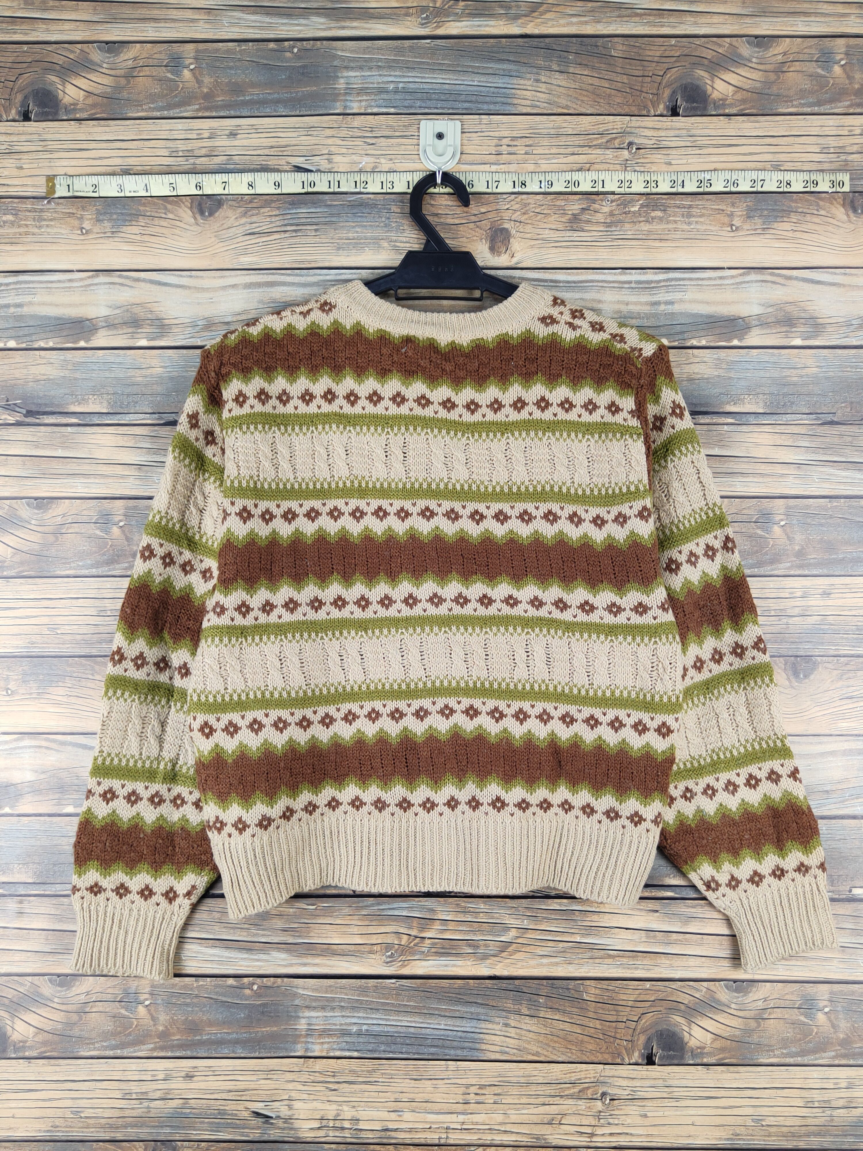 Vintage Zibitto Brown Knitwear Cardigan Crop Tops #W1261 Size S / US 4 / IT 40 - 7 Thumbnail
