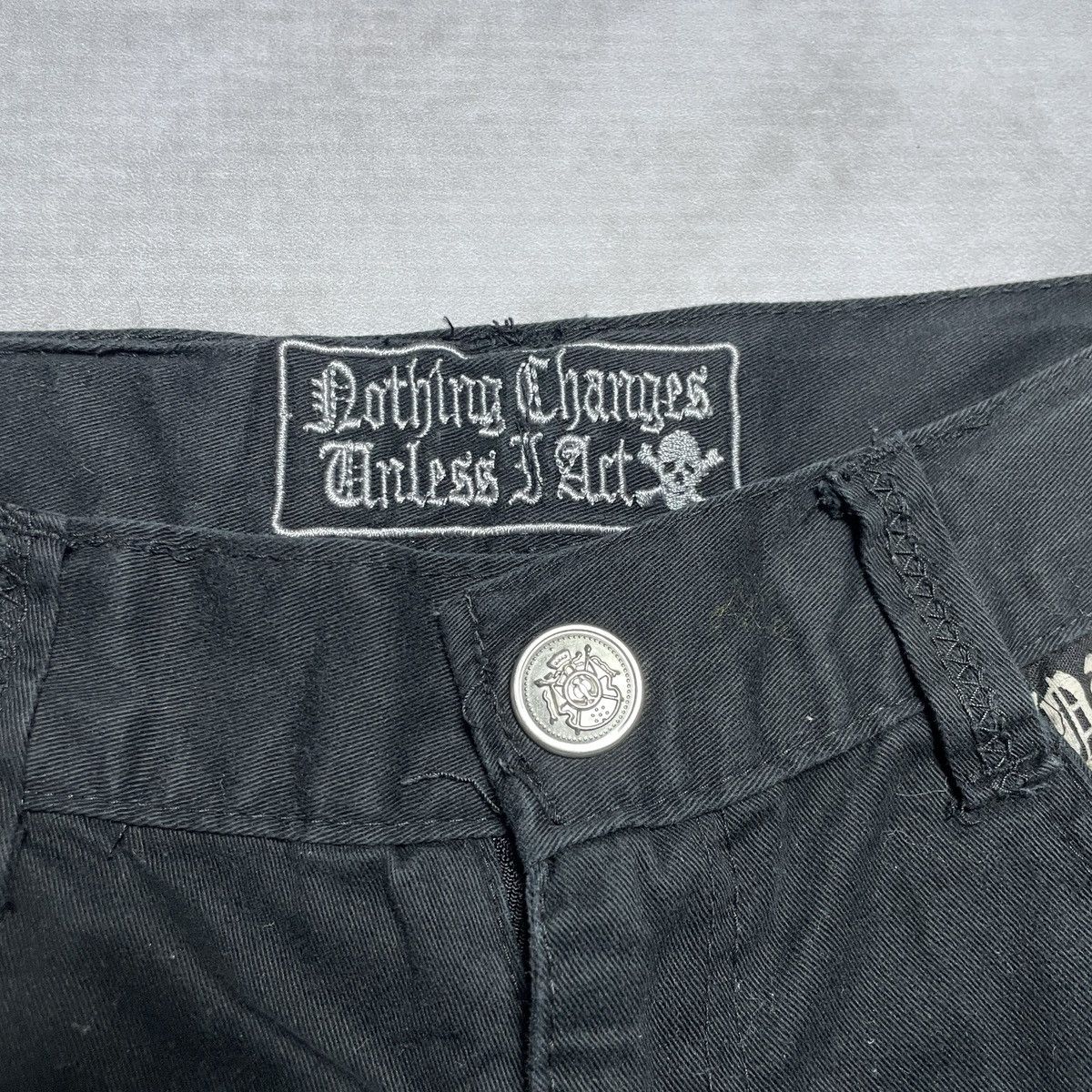 14th Addiction × If Six Was Nine × Japanese Brand 2000’s Nothing Changes Unless I Act - Gothic Pants Size US 30 / EU 46 - 11 Thumbnail
