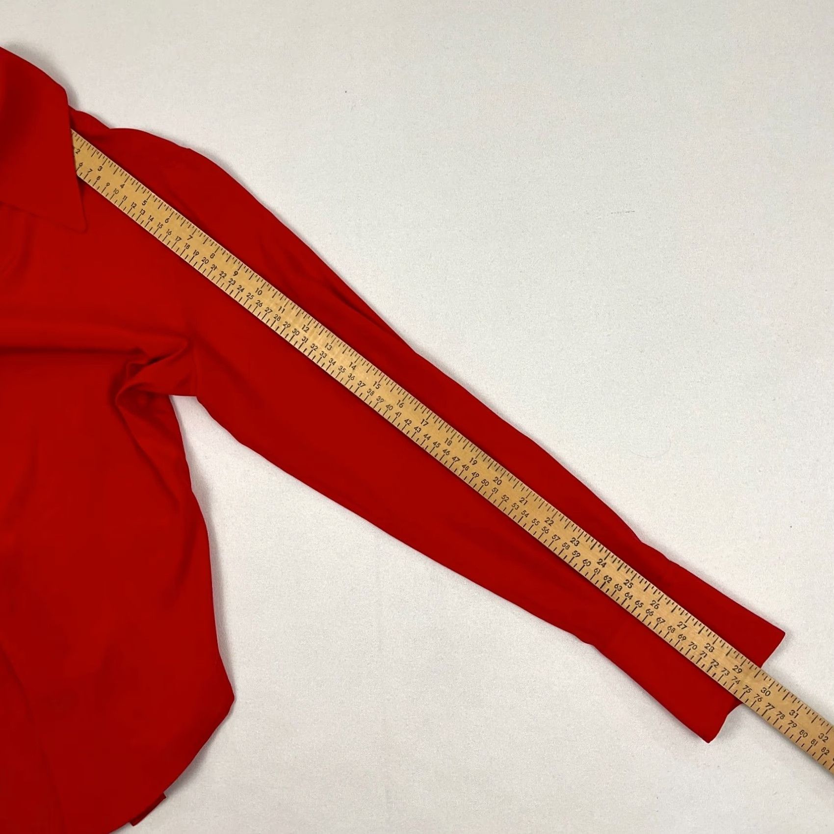 Scanlan Theodore VINTAGE Scanlan Theodore Blouse Womens AU 8 US 4 Red Silk Button Romantic Quiet Luxury Size M / US 6-8 / IT 42-44 - 7 Thumbnail