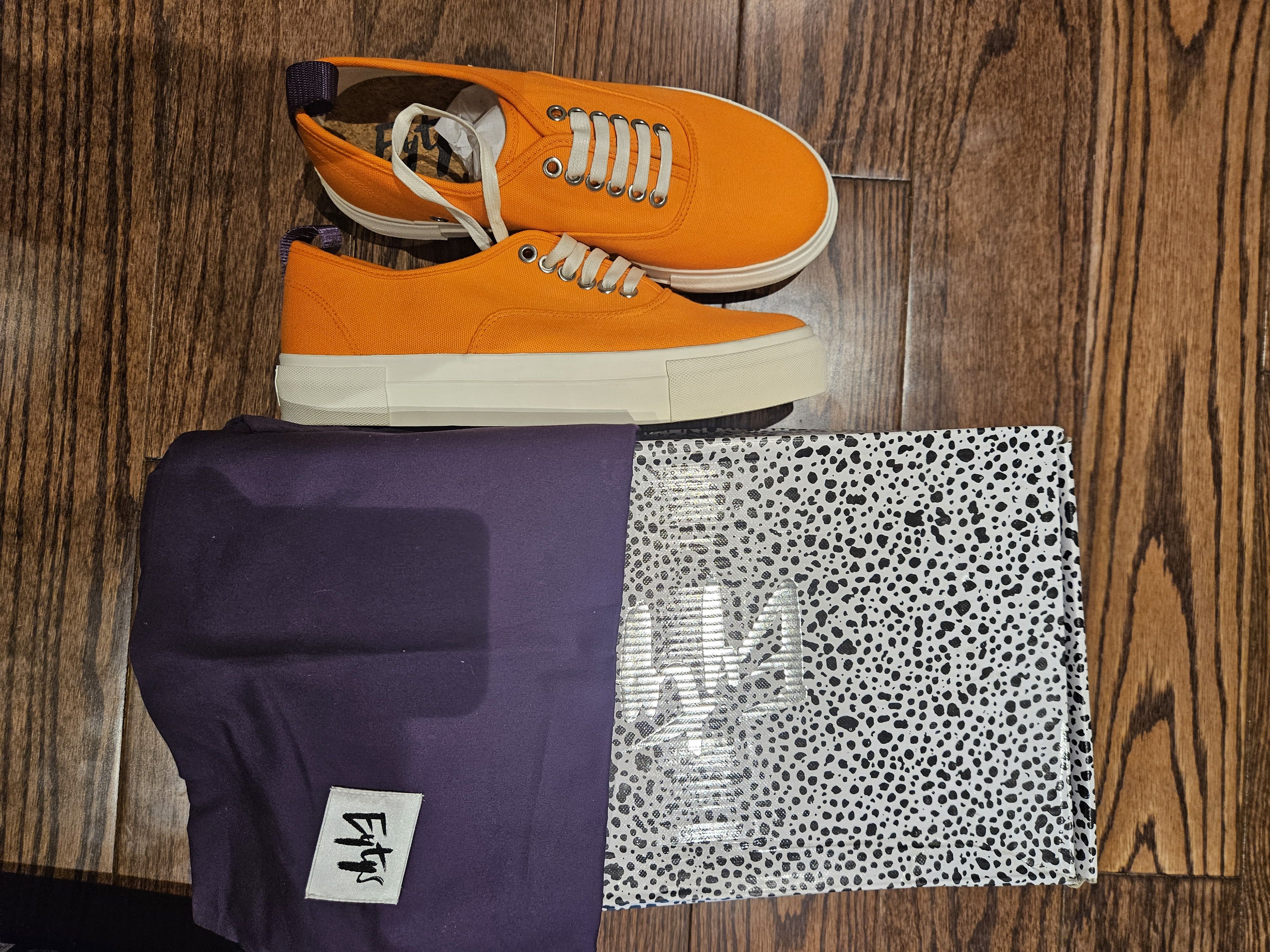 Eytys (80% OFF STORE CLOSURE) Eytys Orange Canvas Sneakers Size US 9 / EU 42 - 8 Thumbnail