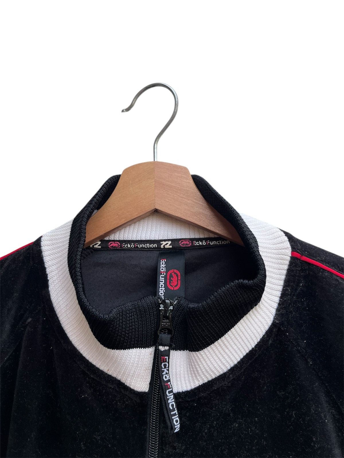 Ecko Unltd. × JNCO × Marc Ecko Ecko Function Velour Track Jacket Black Size US XL / EU 56 / 4 - 8 Thumbnail