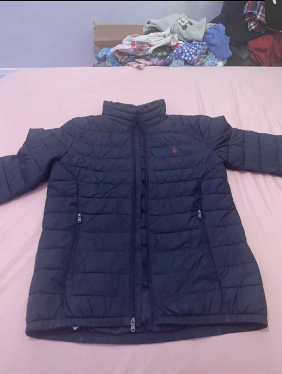 Ralph Lauren Womens ralph lauren navy blue puffer coat Size L / US 10 / IT 46 - 1 Thumbnail