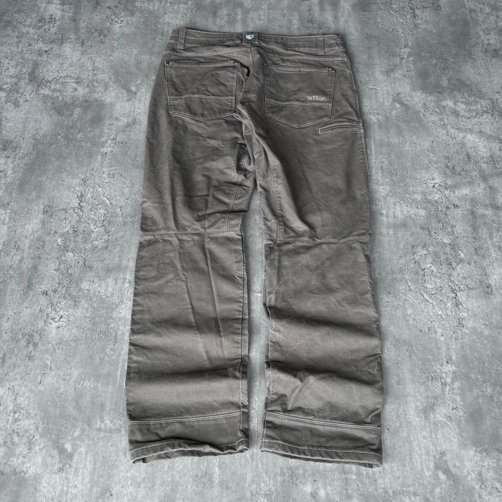 Carhartt × Kuhl × Vintage Kuhl Double Knee Forest Green Tech Utility Carpenter Pants Size US 34 / EU 50 - 2 Thumbnail