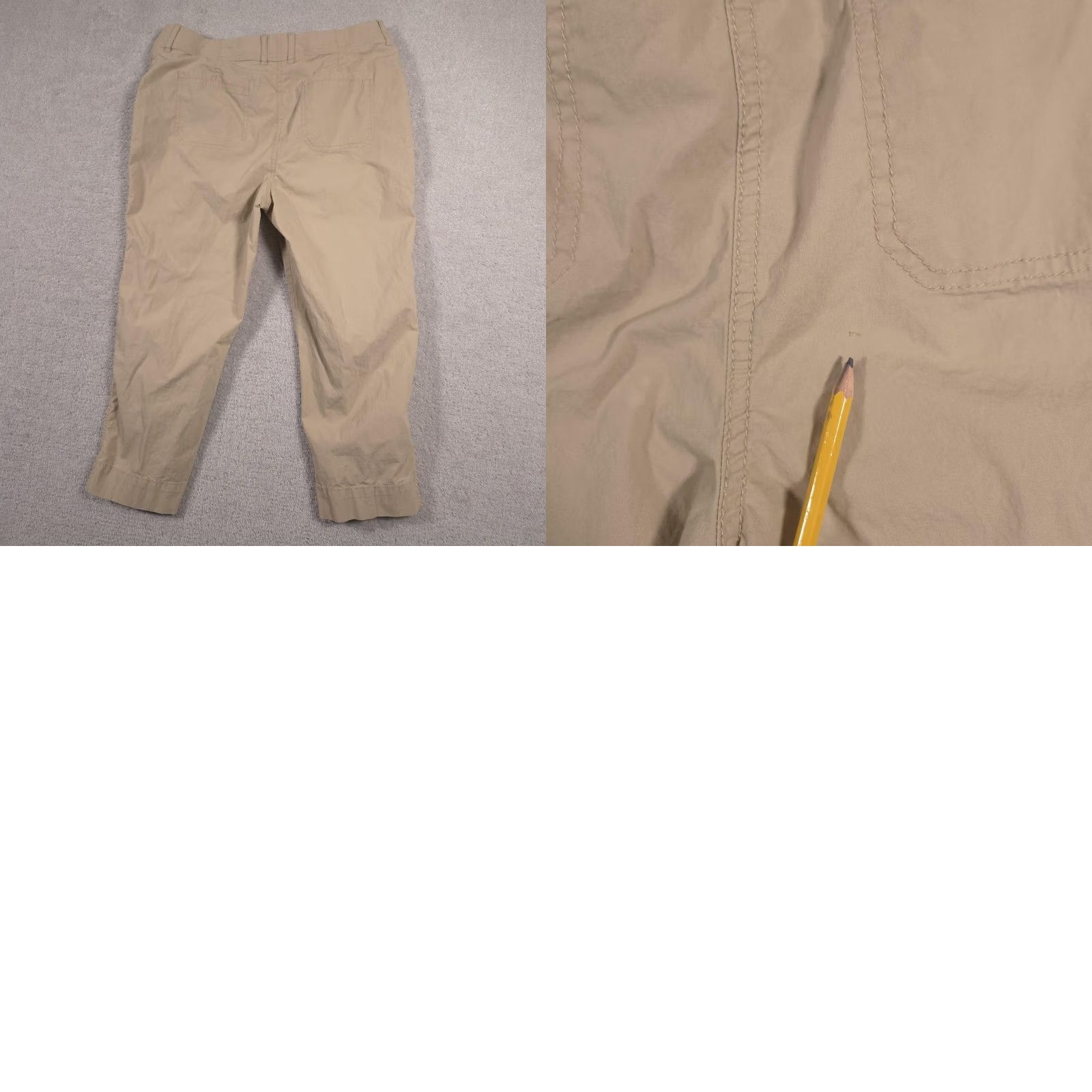 Vintage Chico's Pants Womens 8 Beige Crop Capri Cotton Spandex Mid Rise Casual Pants Beige Capri 8 Womens Chicos Pants Mens? Size 30" / US 8 / IT 44 - 9 Thumbnail