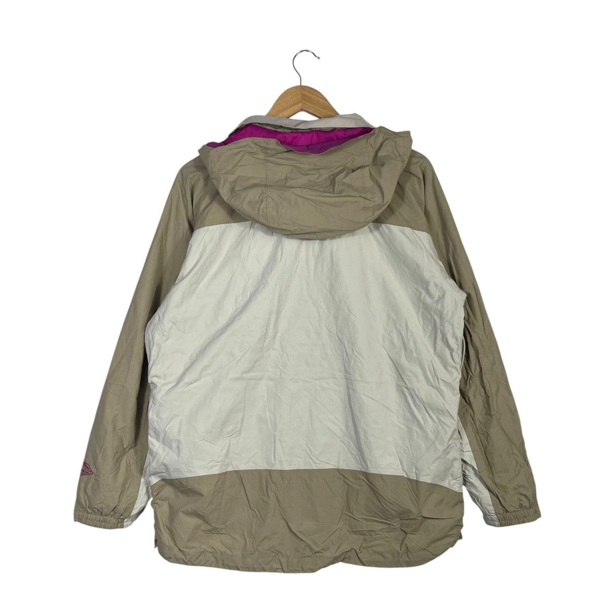 Columbia Vintage Columbia Omni-Tech Hooded Outdoor Rain Jacket Size L / US 10 / IT 46 - 4 Thumbnail