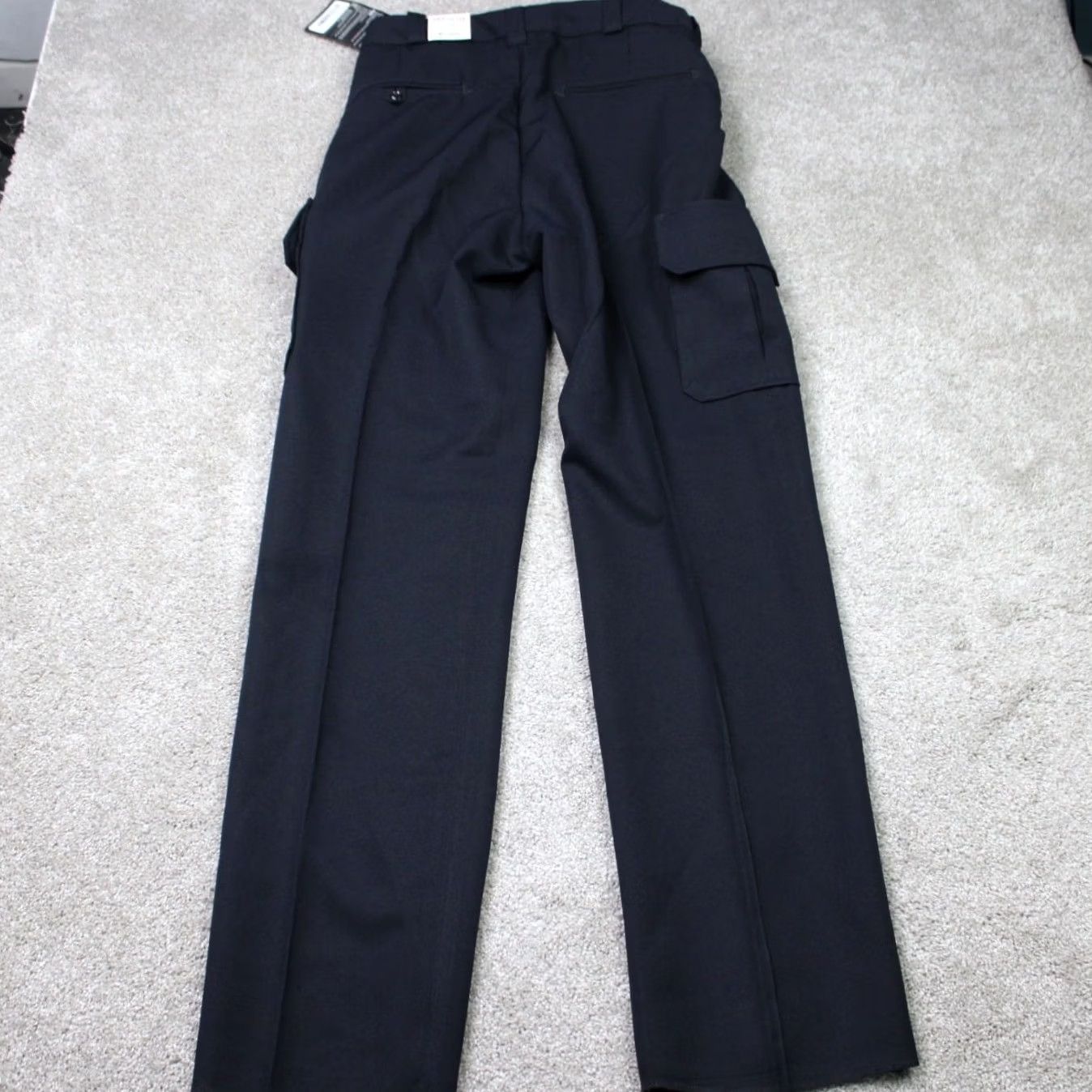 Vintage Elbeco Pants Men 36 Navy Blue TexTrop2 Cargo Pocket Unhemmed Polyester E8875 Size US 36 / EU 52 - 5 Thumbnail