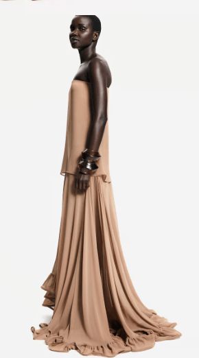 H&M Voluminous Bandeau Dress Size XL / US 12-14 / IT 48-50 - 2 Thumbnail