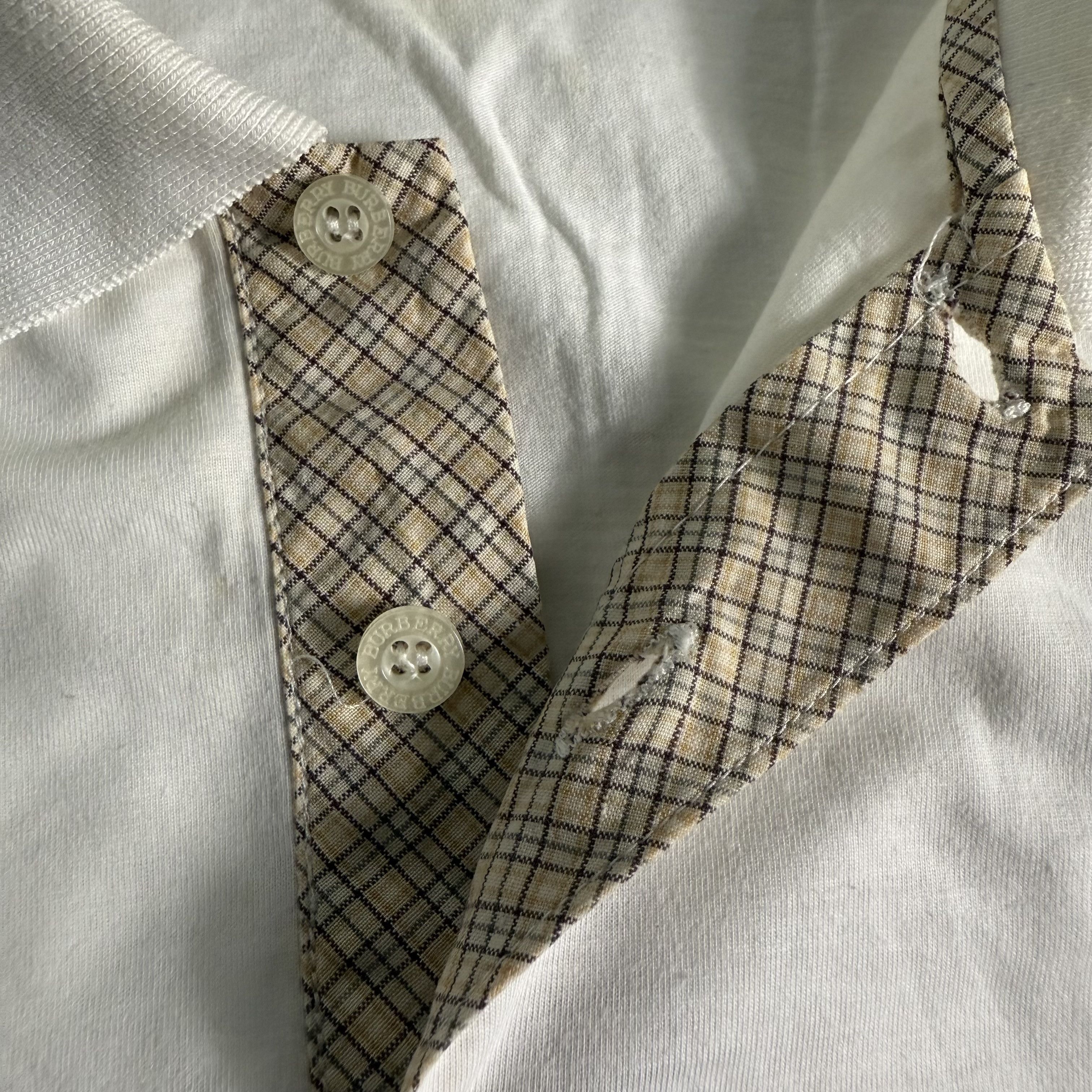 Burberry 🔥RARE🔥Burberry London Luxury Polo Shirt Size US XL / EU 56 / 4 - 6 Thumbnail
