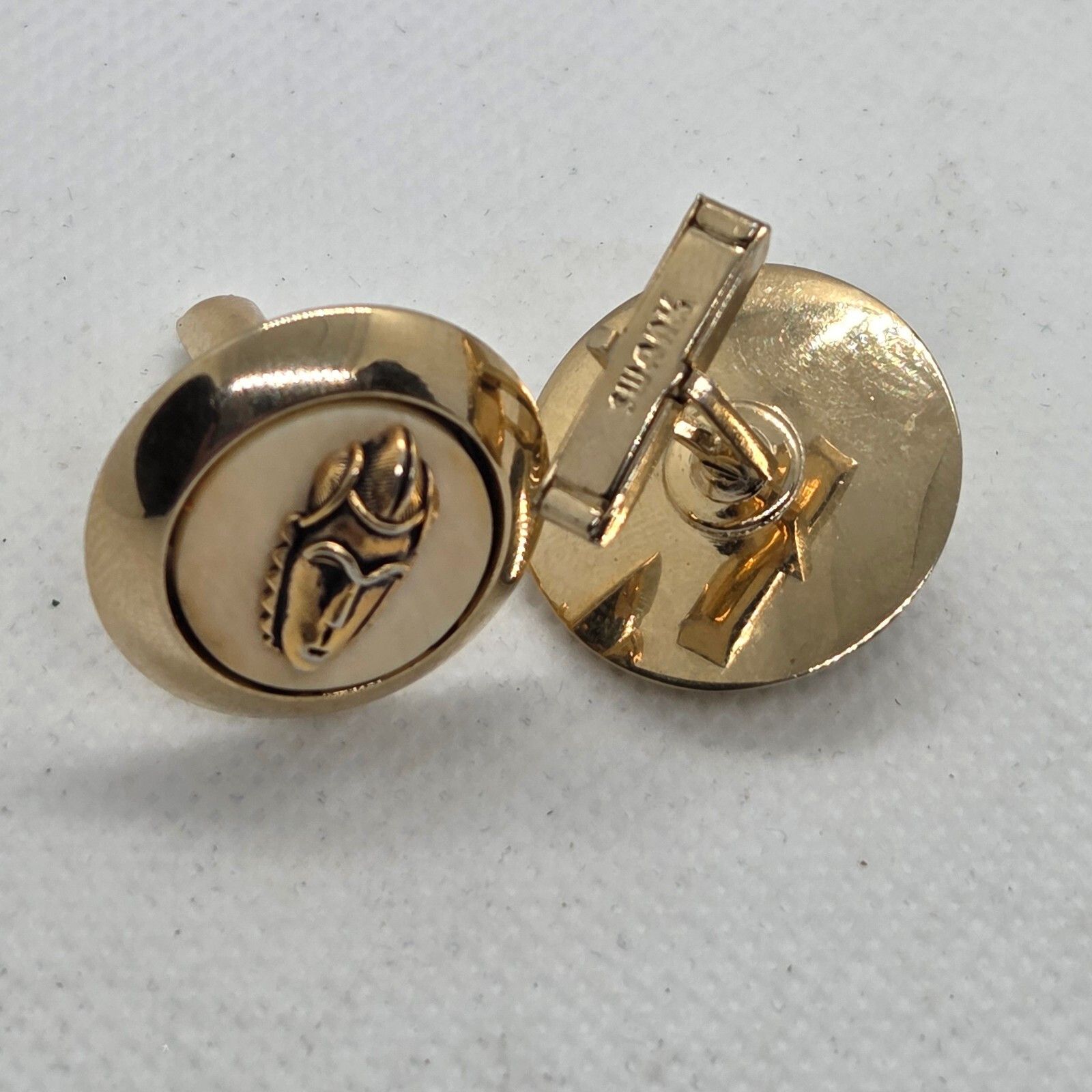 Sankuanz Vintage Swank African Tribal Mask Cufflinks Size ONE SIZE - 4 Thumbnail