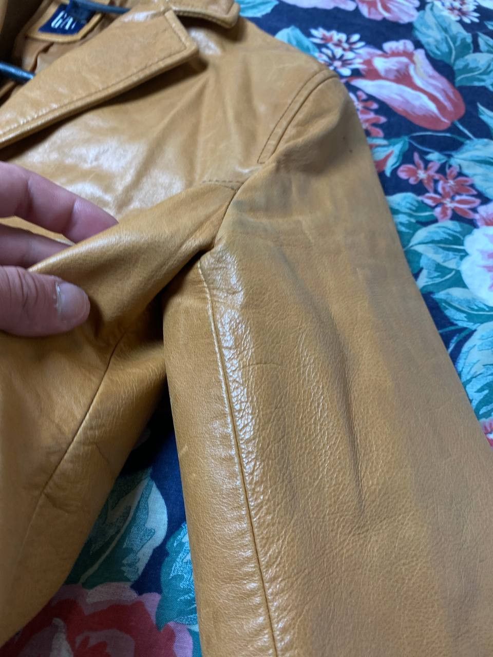Gap VINTAGE GAP AVANT-GARDE LEATHER Y2K JACKET Size XS / US 0-2 / IT 36-38 - 7 Thumbnail