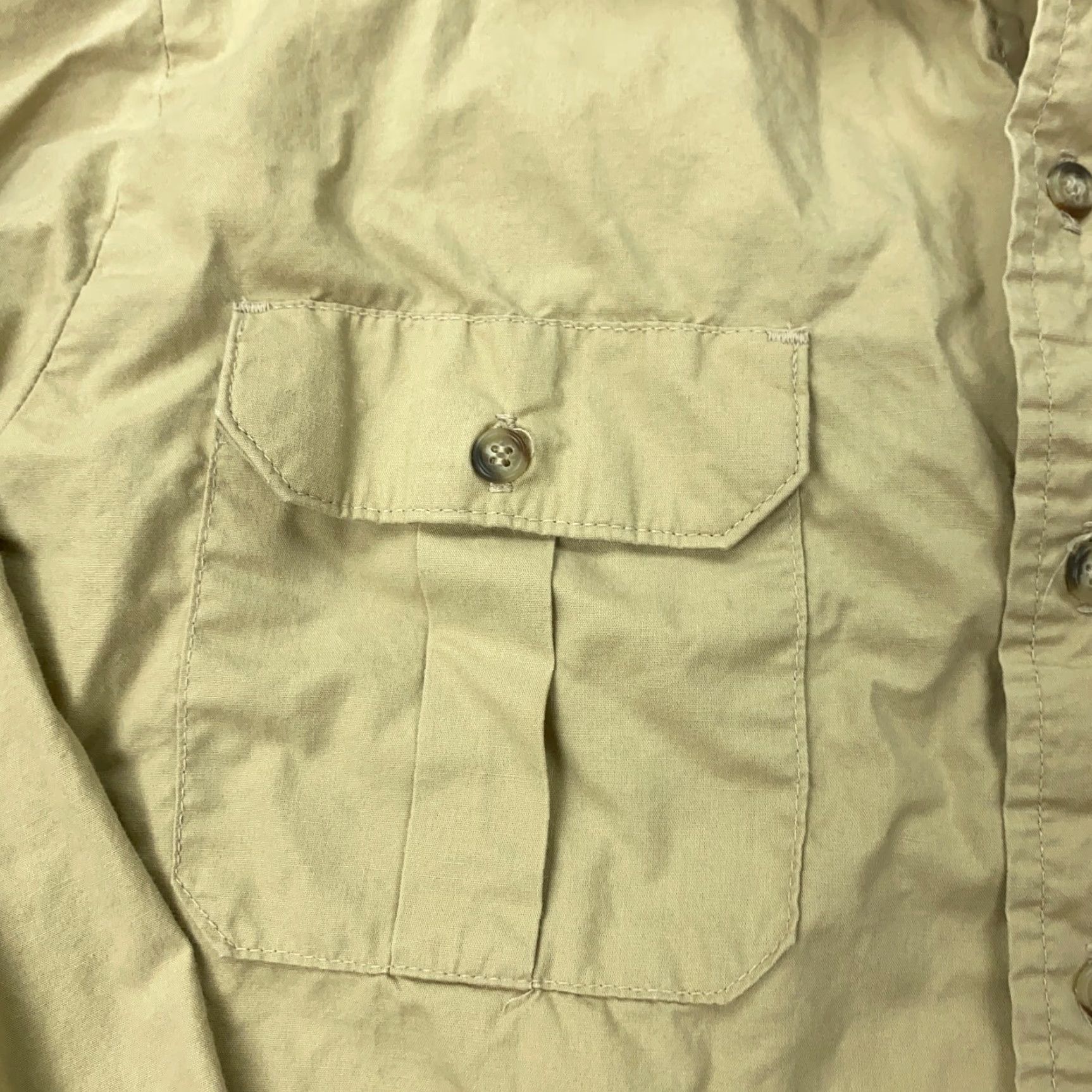 Walls VINTAGE Walls Plaid Button-Up Shirt Mens Medium Beige Utility Safari Classic USA Size US M / EU 48-50 / 2 - 4 Thumbnail