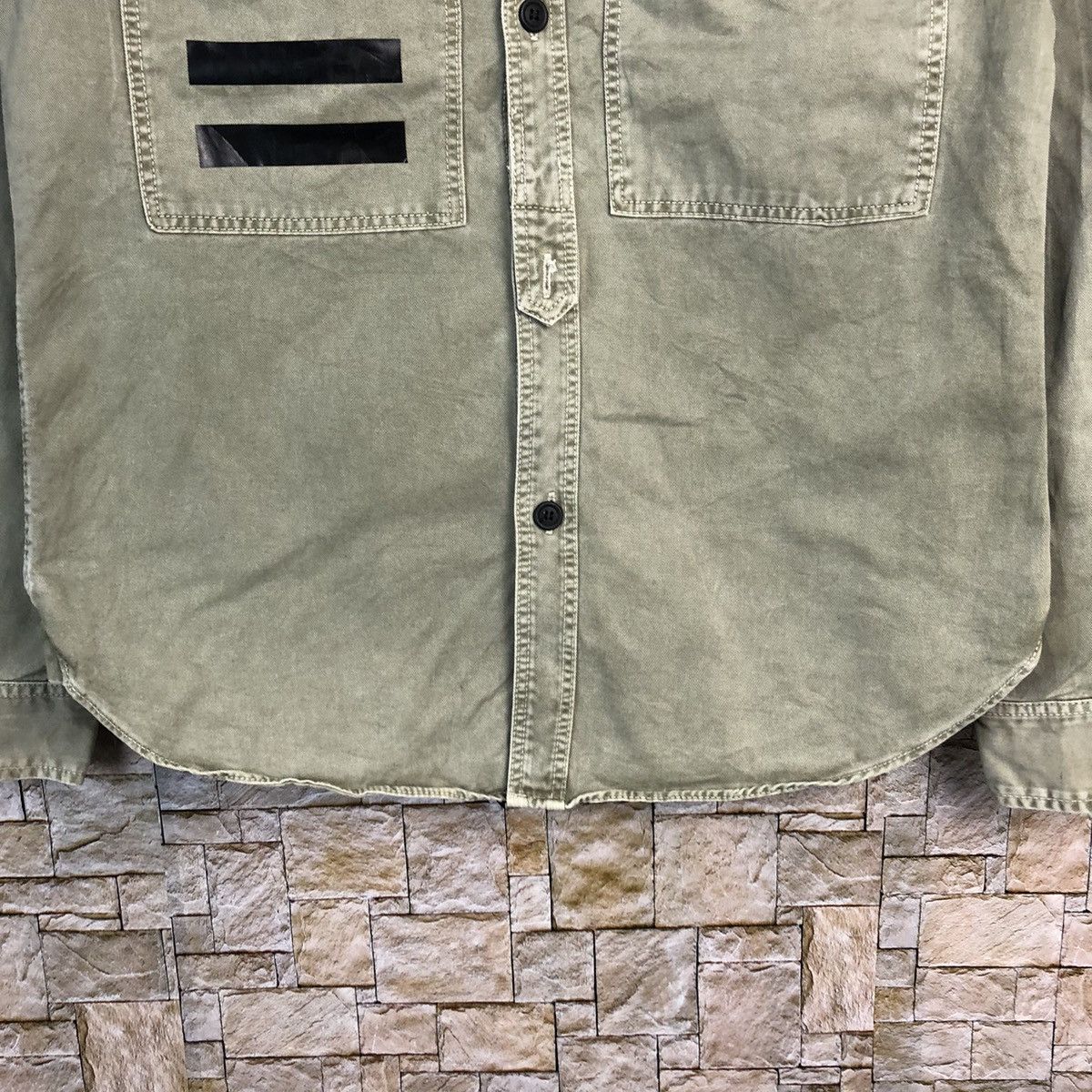 Japanese Brand Japanese Brand Green vintage jacket shirt #A217 Size US M / EU 48-50 / 2 - 6 Thumbnail