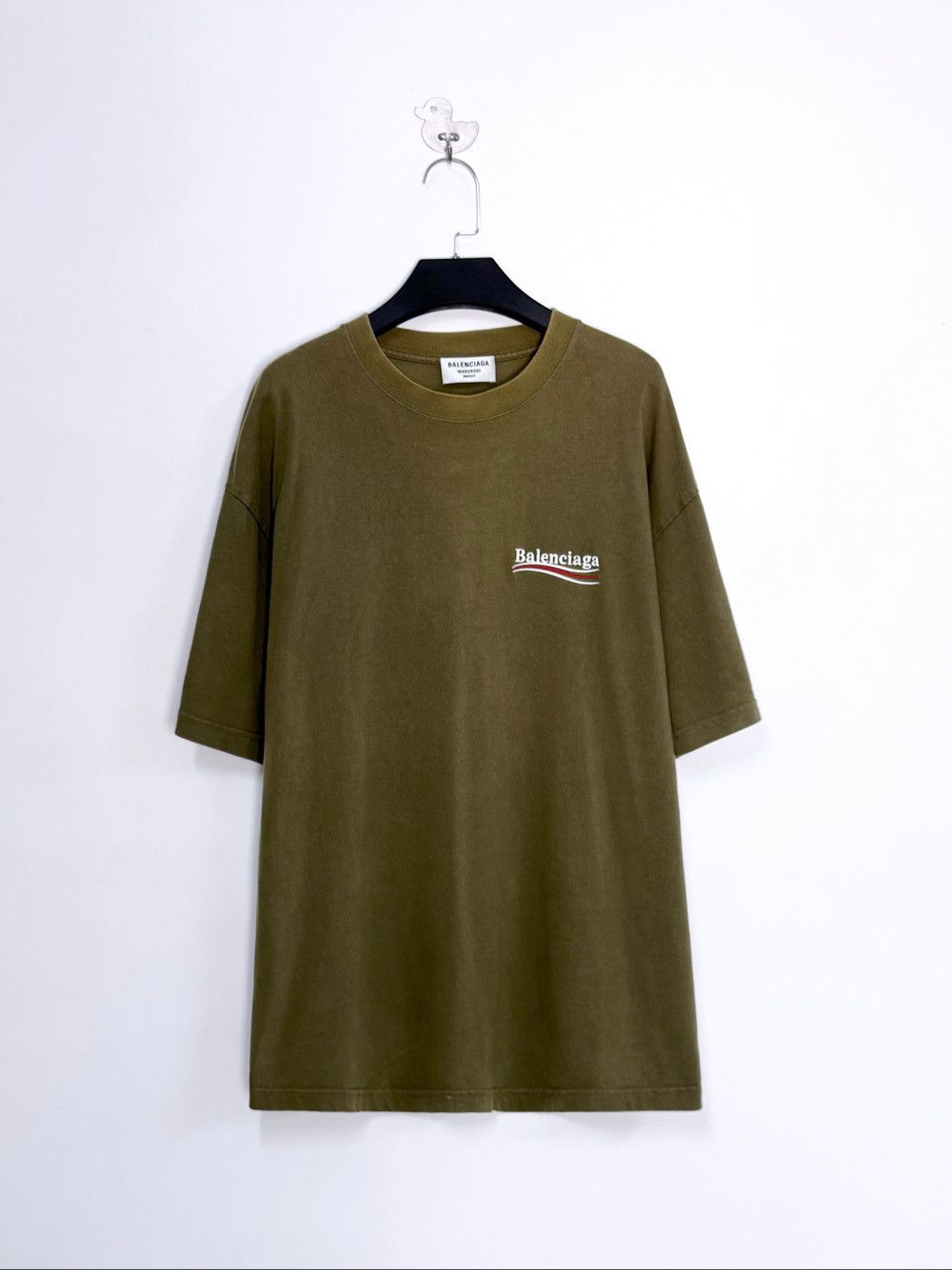 Balenciaga Balenciaga Wave Logo T-Shirt Size M Size US M / EU 48-50 / 2 - 1 Thumbnail