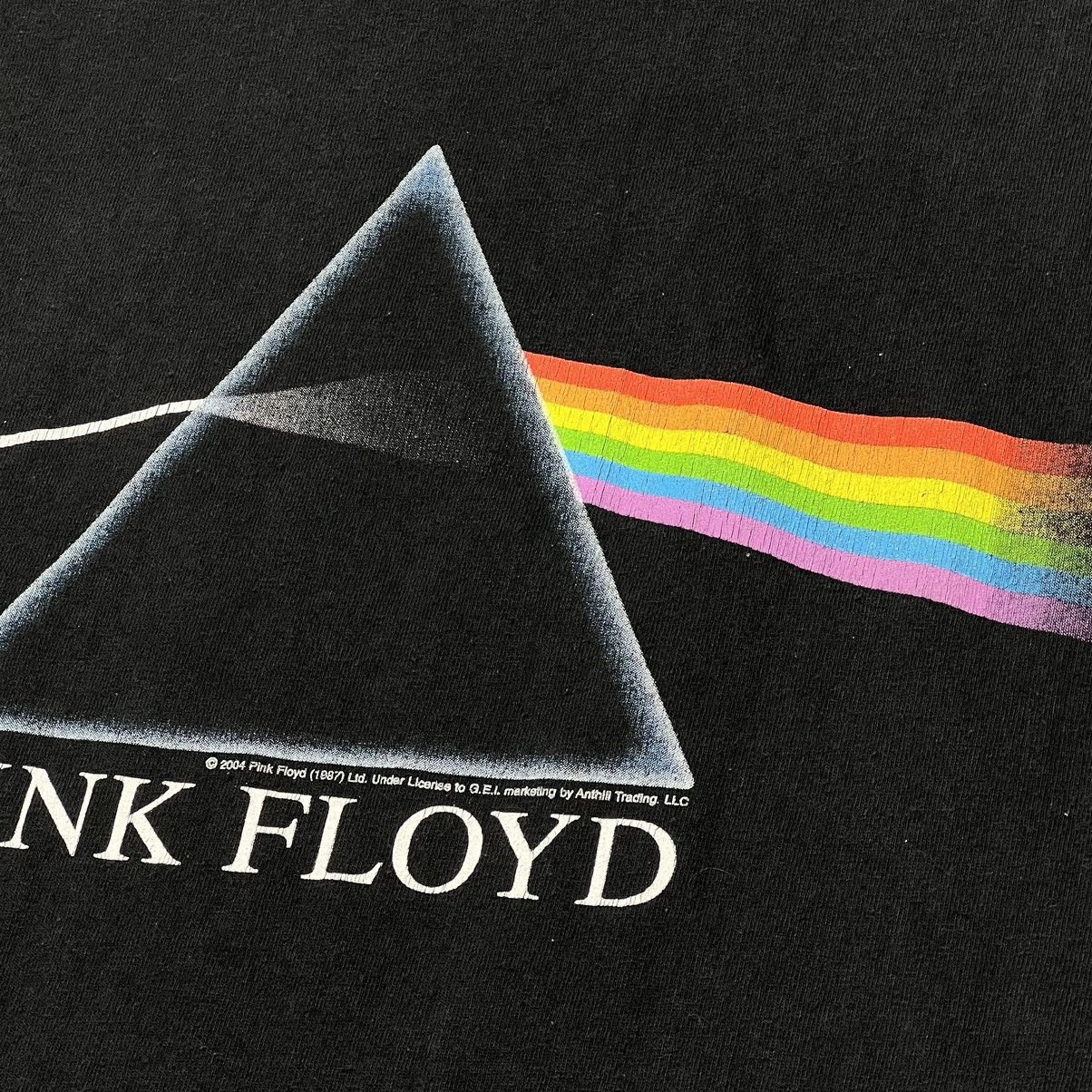 Band Tees × Pink Floyd × Vintage VTG Pink Floyd Tee Shirt Black Dark Side Of Moon Rock Band Size US L / EU 52-54 / 3 - 3 Thumbnail