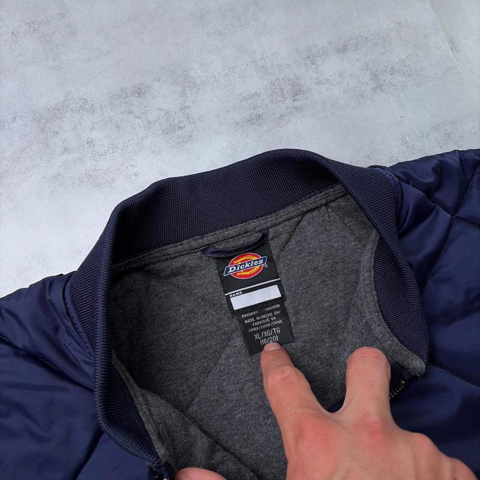 Dickies Y2K Navy Dickies Workwear Quilted Puffer Bomber Jacket Size M / US 6-8 / IT 42-44 - 6 Thumbnail