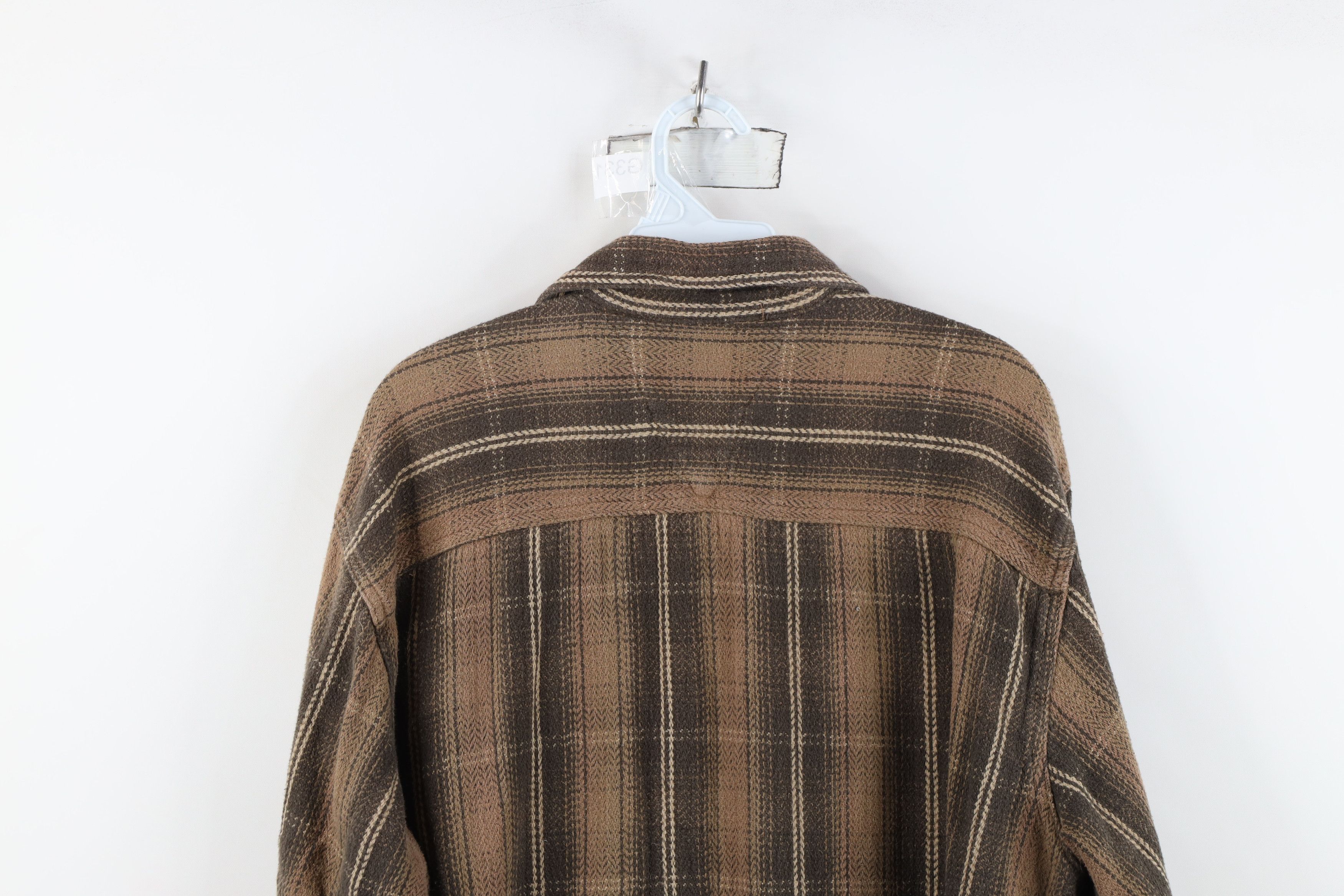 Vintage Vintage 90s Y2K Streetwear Baggy Flannel Button Shirt Plaid Size US L / EU 52-54 / 3 - 12 Thumbnail