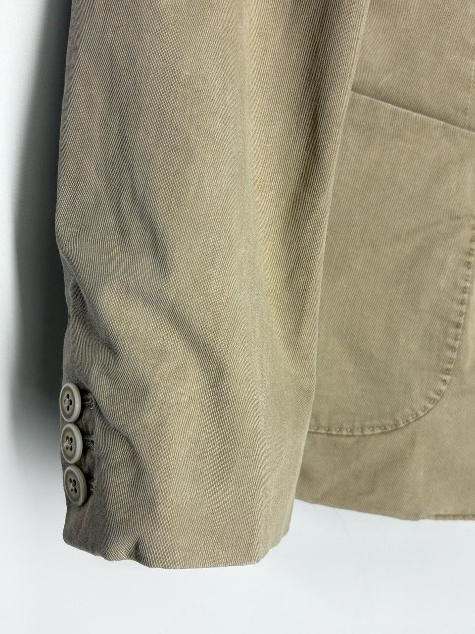 Boglioli Boglioli Washed Beige Blazer Jacket Size 46S - 5 Thumbnail