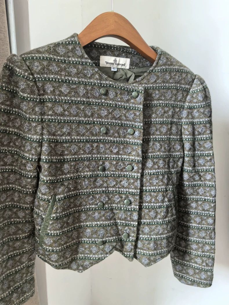 Vivienne Westwood Vivienne Westwood size40 Mid-groovy patterned jacket top Size XS / US 0-2 / IT 36-38 - 1 Thumbnail