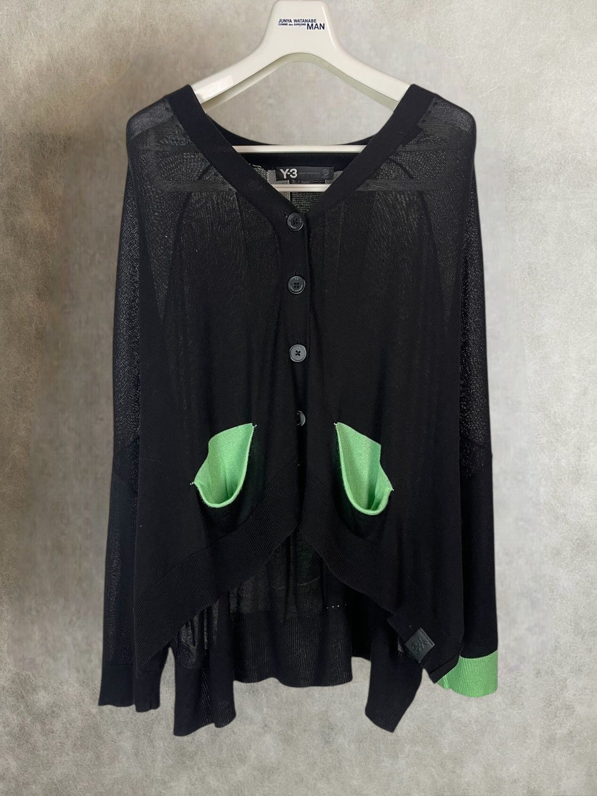 Yohji Yamamoto Ss2015 Y3 yohji yamamoto x adidas boxy knitted cardigan Size US M / EU 48-50 / 2 - 1 Thumbnail
