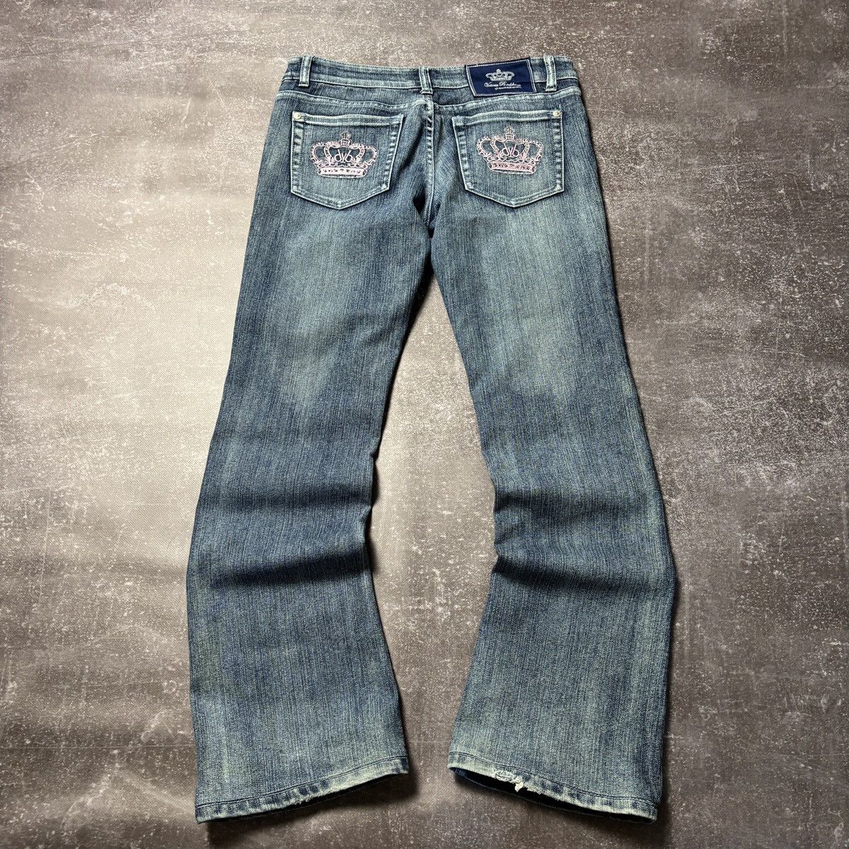 RARE VICTORIA BECKHAM FLARE JEANS Y2K If six was nine style