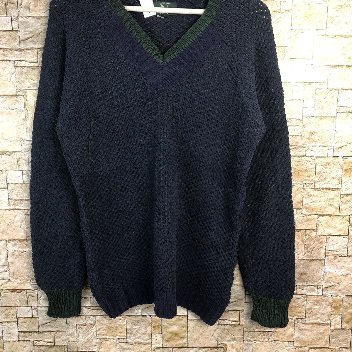 Homespun Knitwear × Japanese Brand RNA N Dark Blue Knitwear sweatshirt #A907 Size US S / EU 44-46 / 1 - 3 Thumbnail