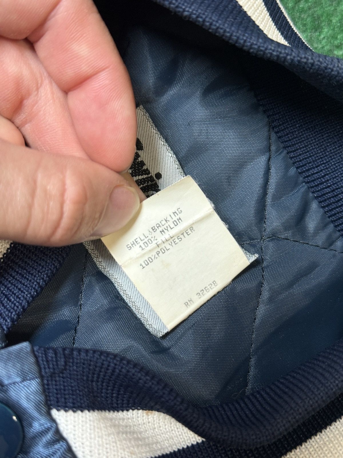 Swingster × Vintage Vtg 80s US Navy United States Military Satin Bomber Jacket Size US M / EU 48-50 / 2 - 4 Thumbnail