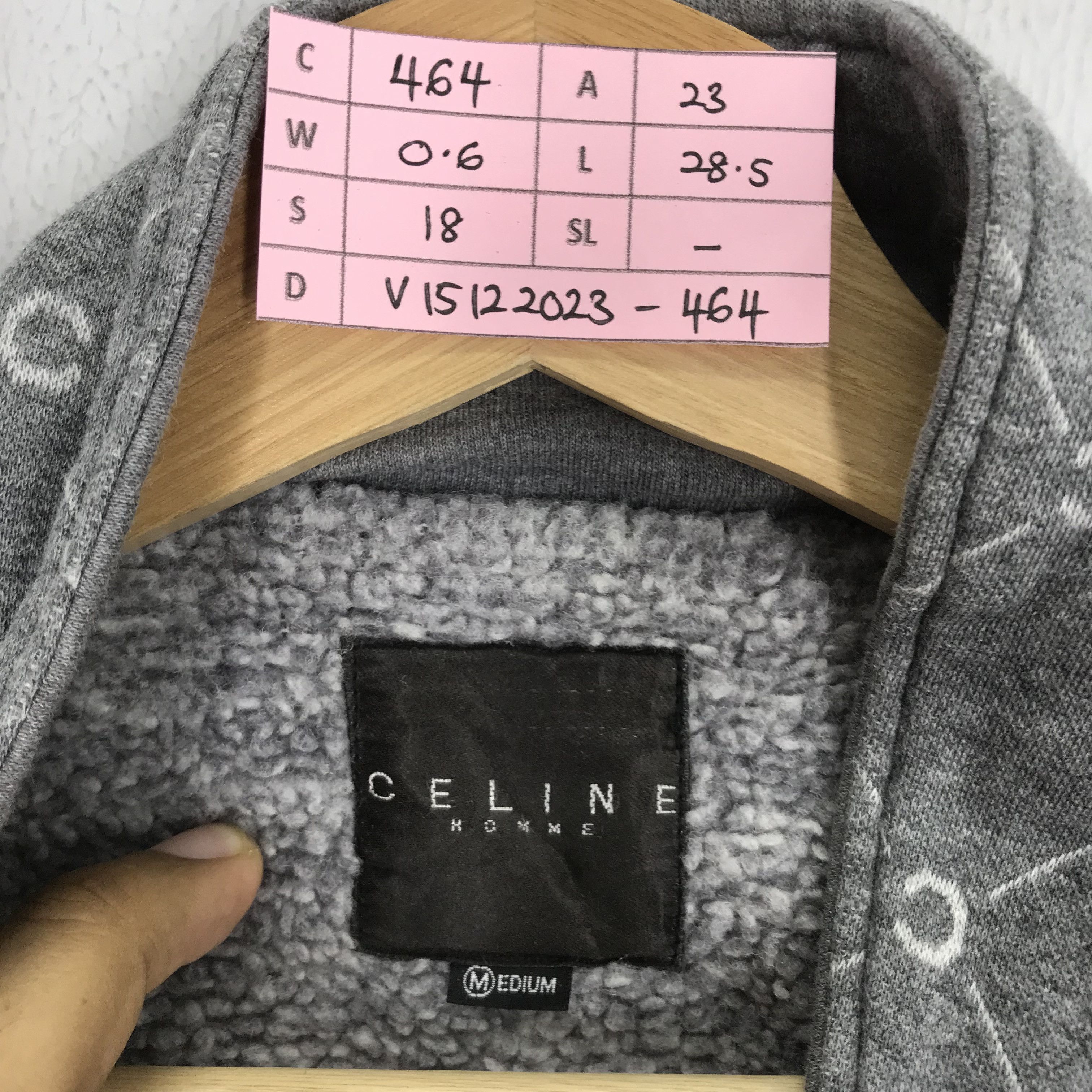 Celine Vintage Celine Homme Monogram Sherpa Lined Vest Coat Size US M / EU 48-50 / 2 - 11 Thumbnail