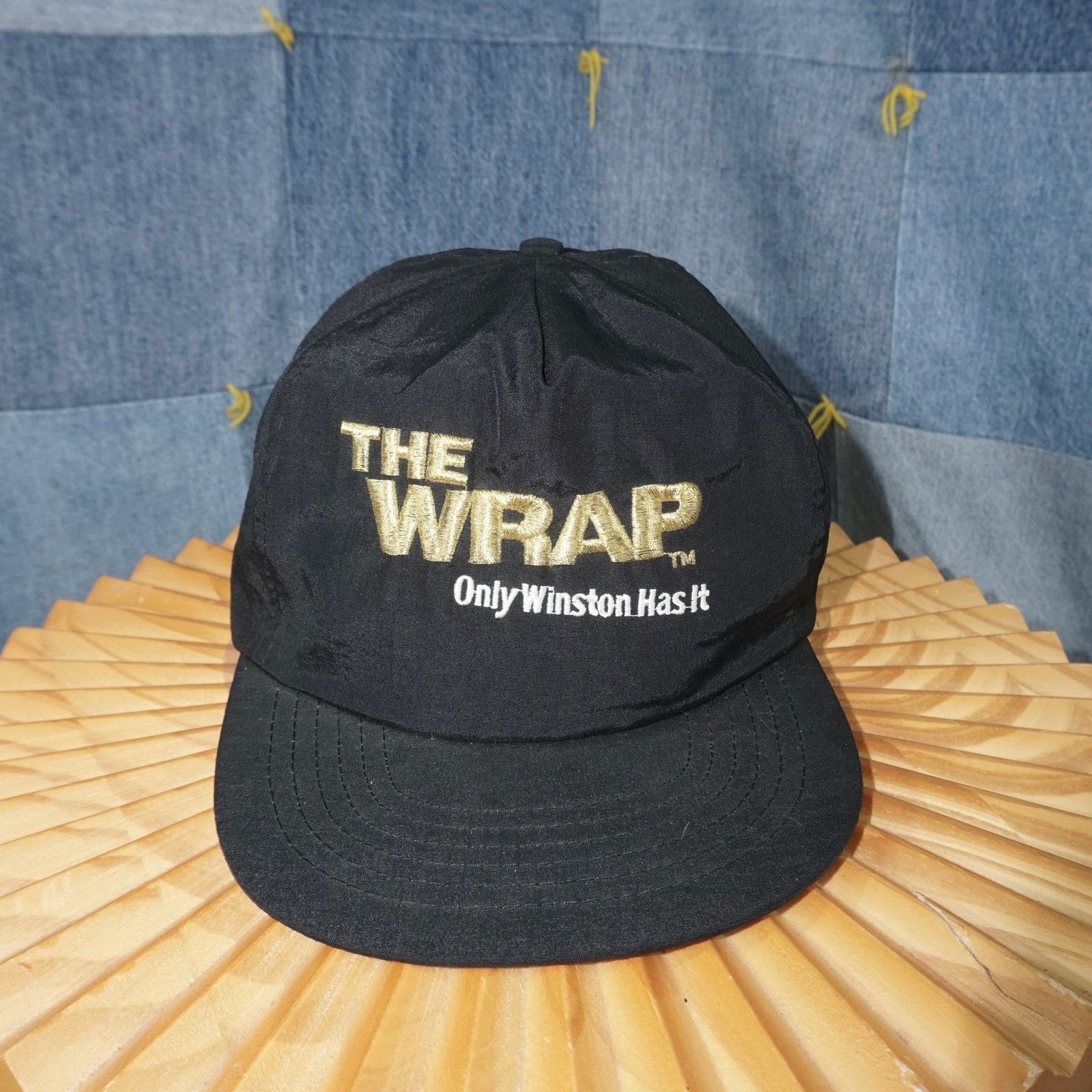 Vintage OSFA - Vintage 1990s embroider the wrap Winston nascar hat Size ONE SIZE - 1 Thumbnail