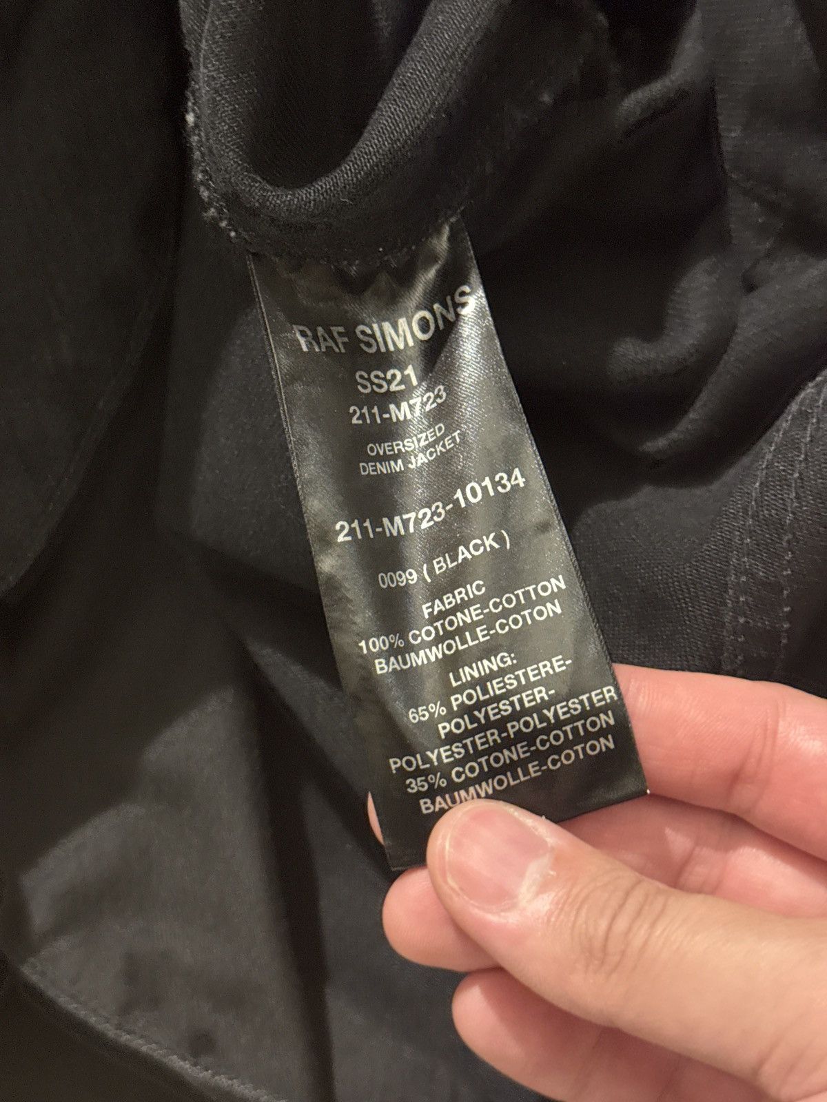 Raf Simons Raf Simons Oversized Denim Jacket L Size US L / EU 52-54 / 3 - 7 Thumbnail