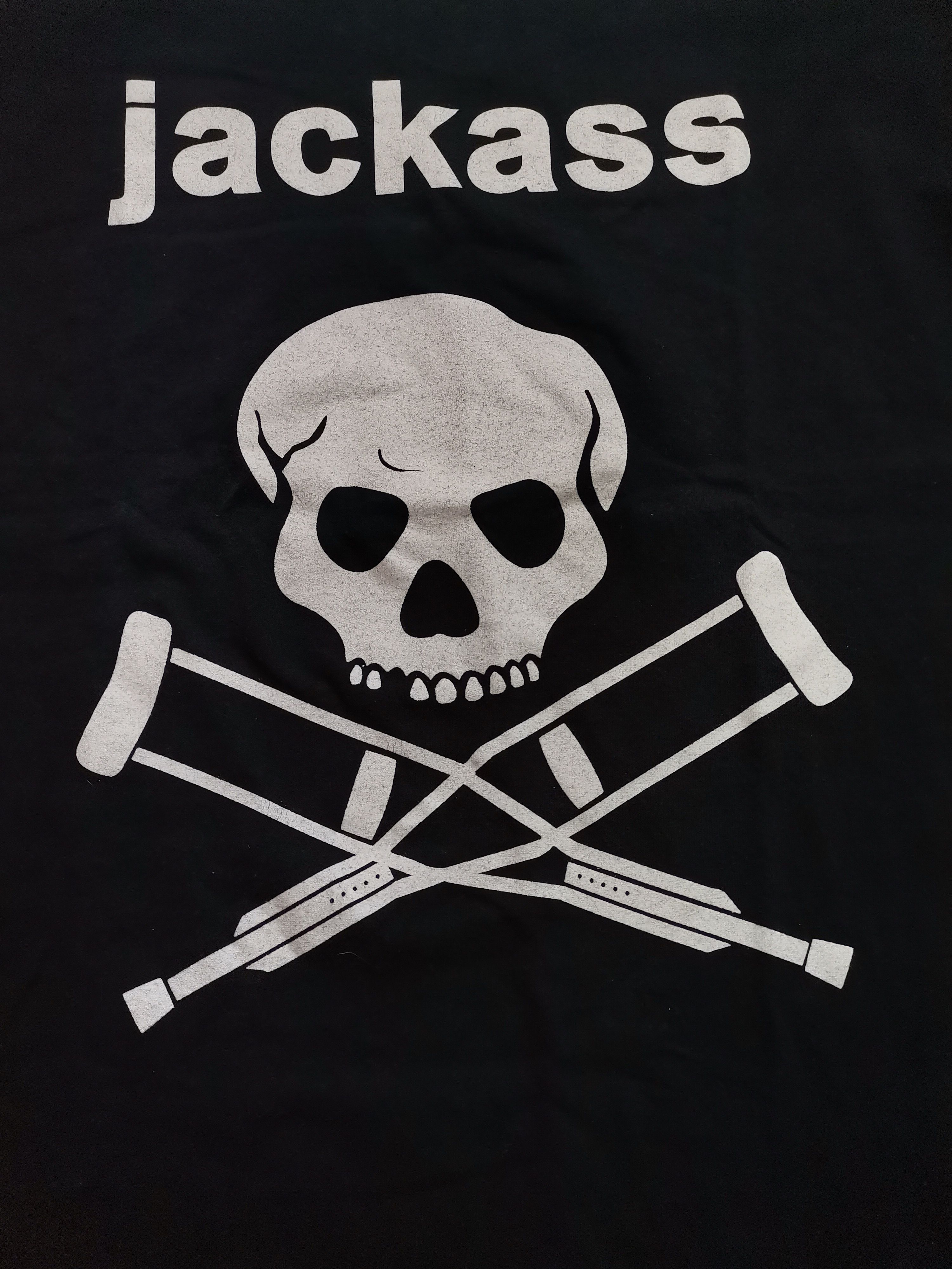Vintage Vintage '00s Fruit of the Loom Jackass Movie Promo T-Shirt Size US L / EU 52-54 / 3 - 2 Thumbnail
