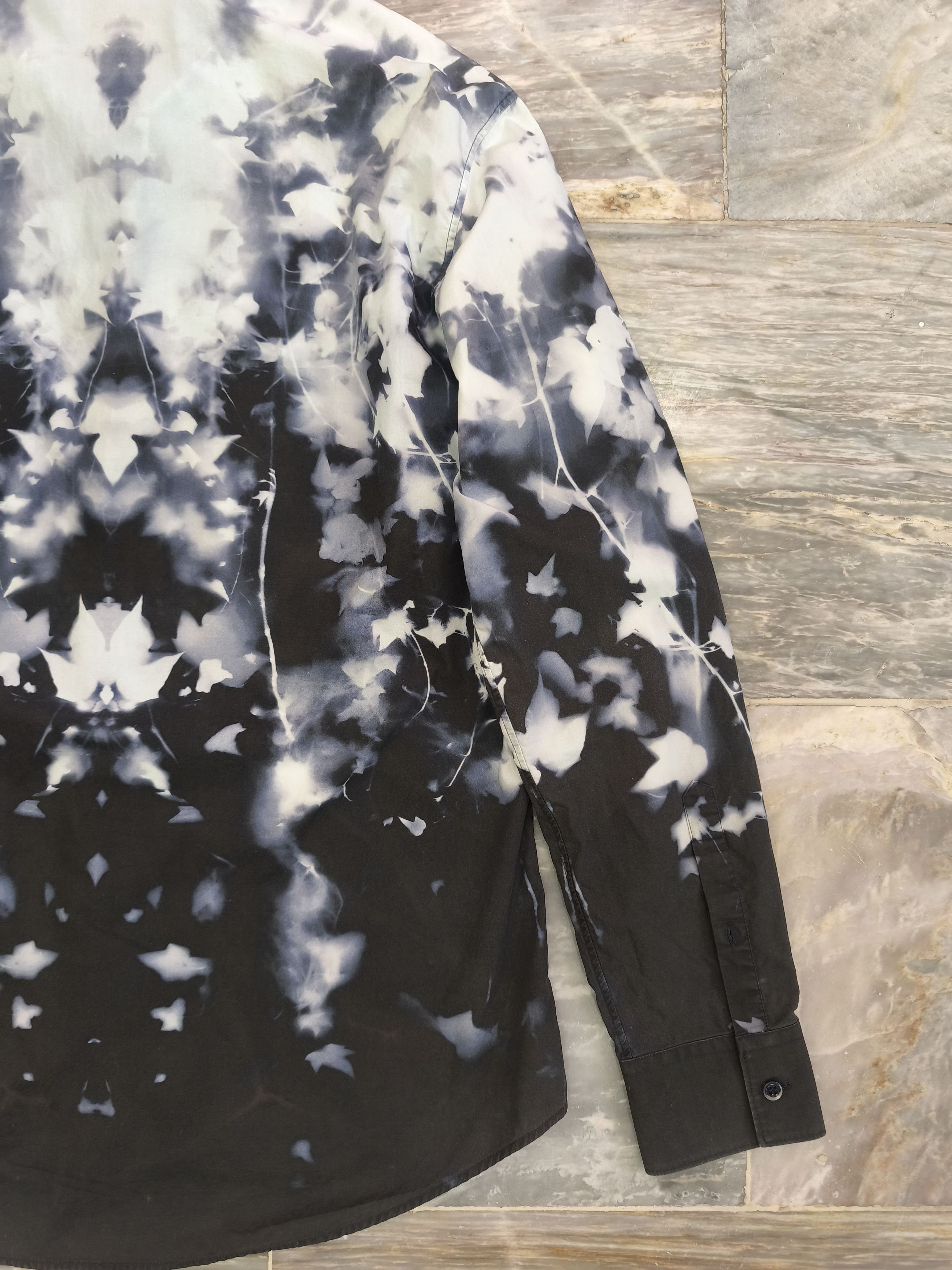 Alexander McQueen 2012 Alexander McQueen Dye Polo Longsleeve Button Up Size US M / EU 48-50 / 2 - 9 Thumbnail