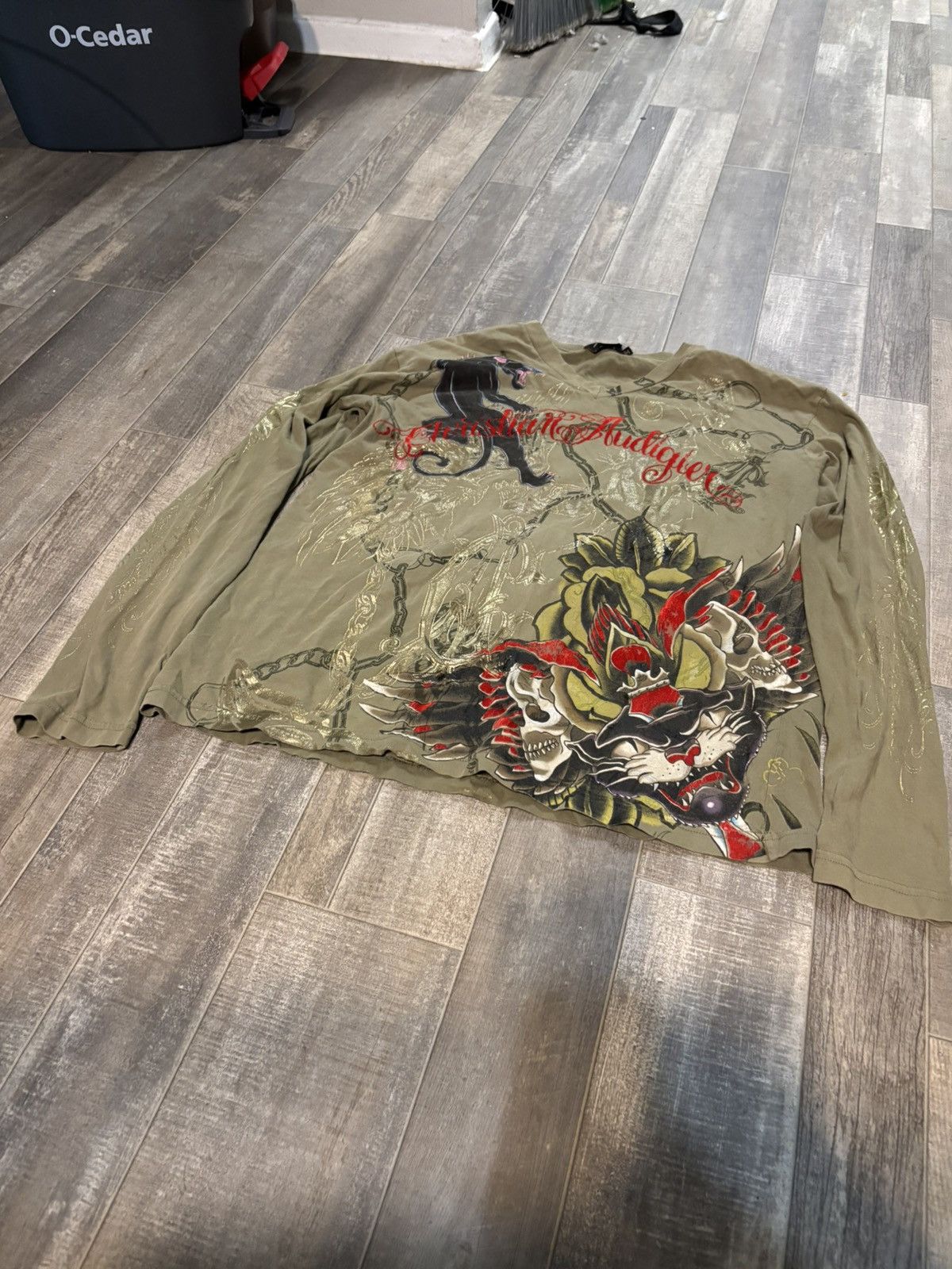 Christian Audigier Y2k Christian Audigier long sleeve Size US M / EU 48-50 / 2 - 3 Thumbnail
