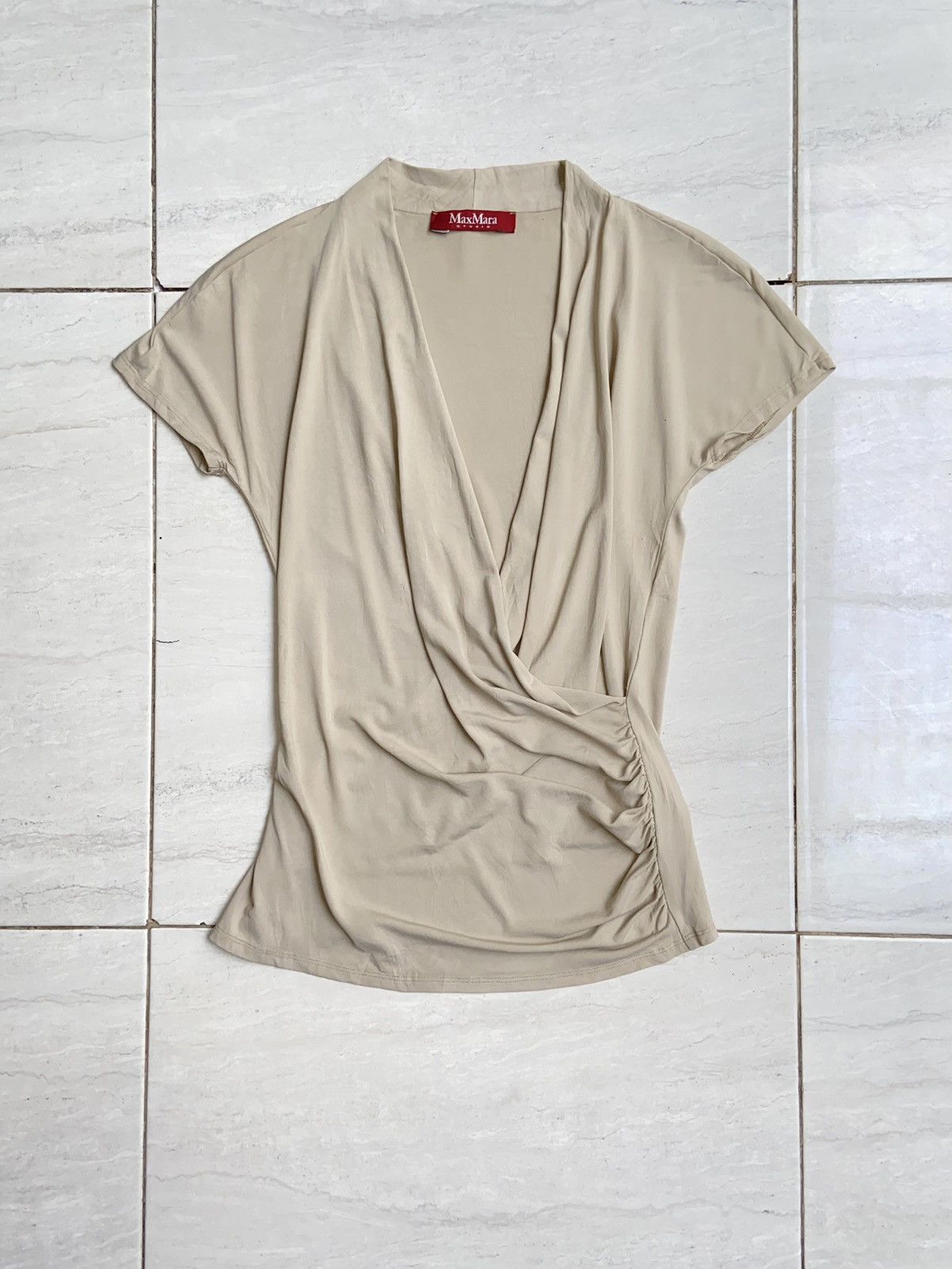 Max Mara MAX MARA Brown T-Shirt Size XXS / US 00 / IT 34 - 6 Thumbnail