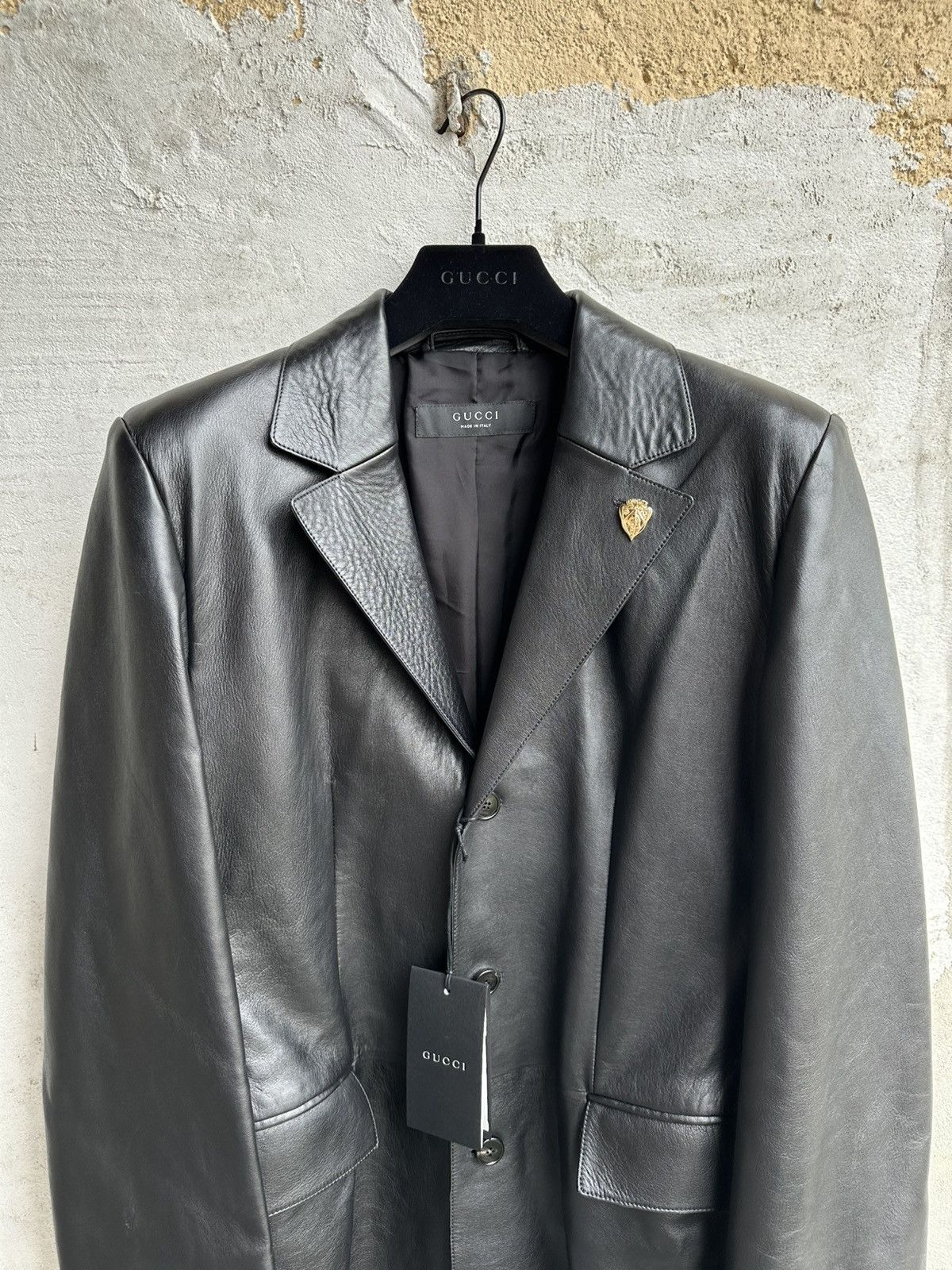 Gucci [48] 8500$ Demna Gucci Spring26 Lambskin leather jacket Size US M / EU 48-50 / 2 - 2 Thumbnail