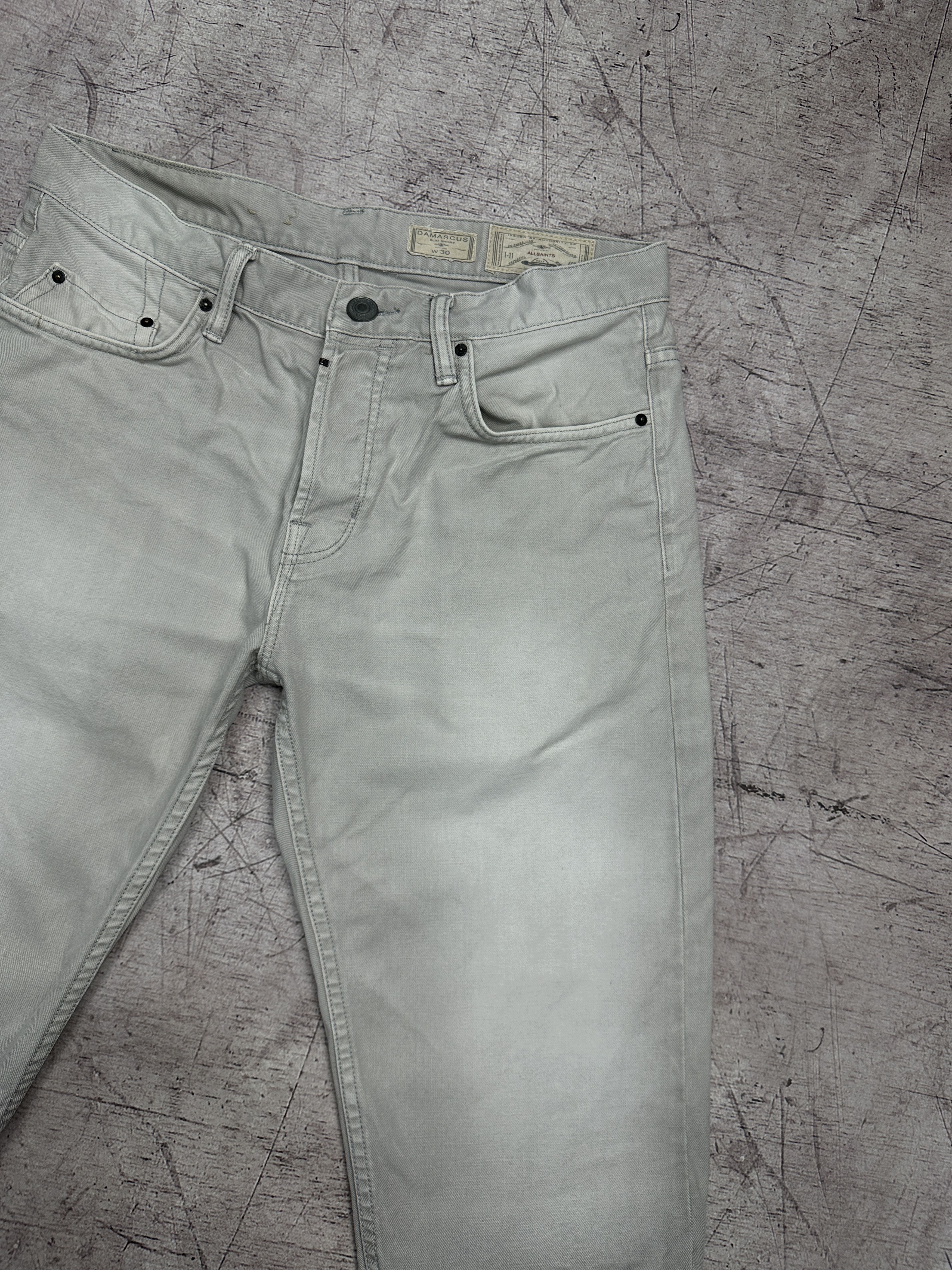 Allsaints Allsaints Mens Asahi Damascus Denim Shorts Size US 30 / EU 46 - 2 Thumbnail