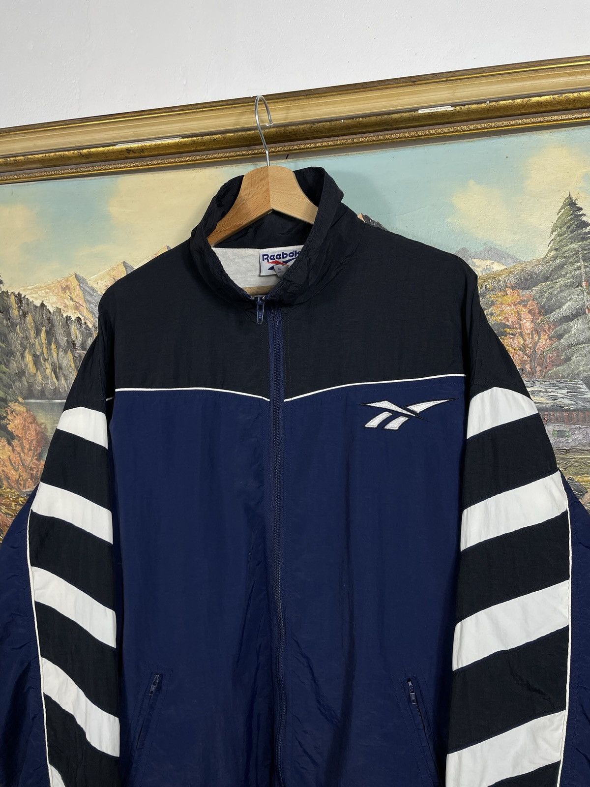 Reebok × Vintage Reebok retro 00s y2k jacket hiphop rap swag drip baggy loose Size US M / EU 48-50 / 2 - 4 Thumbnail