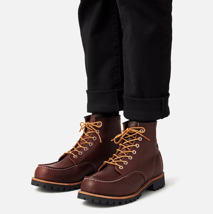 Red Wing RED WING 8146 D ROUGHNECK MOC TOE BRIAR OIL SLICK Size US 9.5 / EU 42-43 - 4 Thumbnail