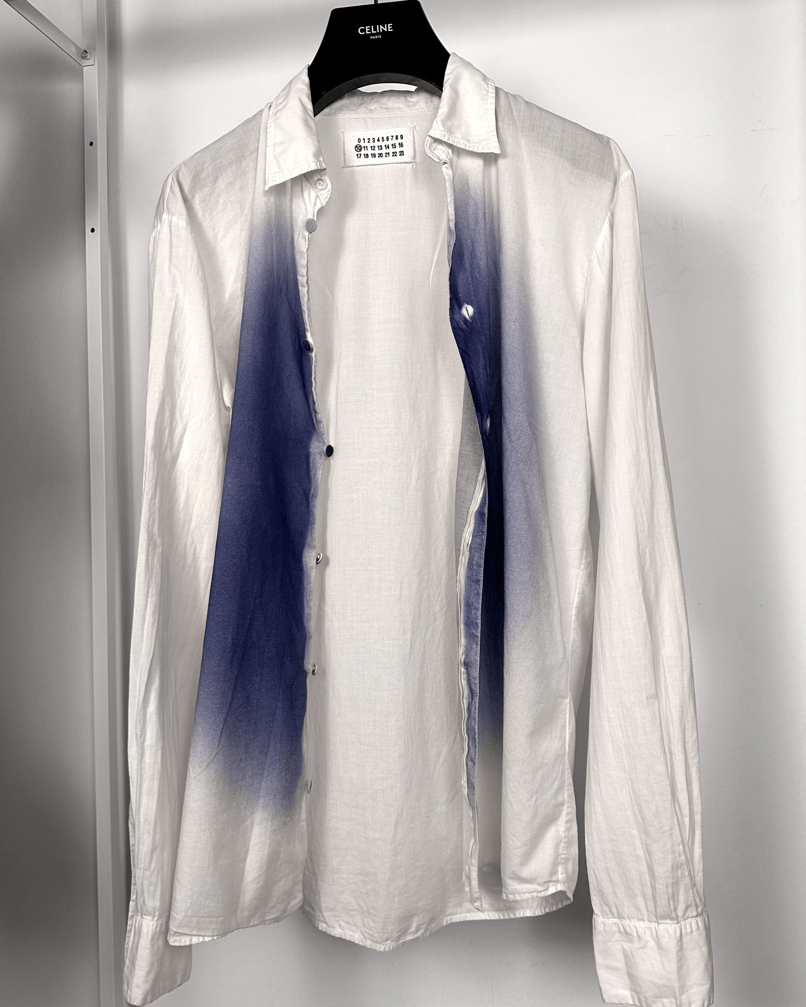 Maison Margiela Maison Margiela Spray Paint Gradient Button Up Size US L / EU 52-54 / 3 - 3 Thumbnail