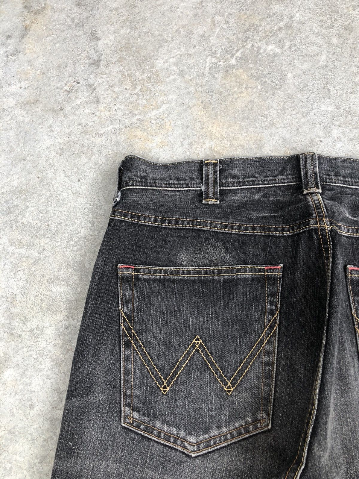 If Six Was Nine Y2k Wrangler Flared Jeans Distressed Jeans Size US 34 / EU 50 - 14 Thumbnail