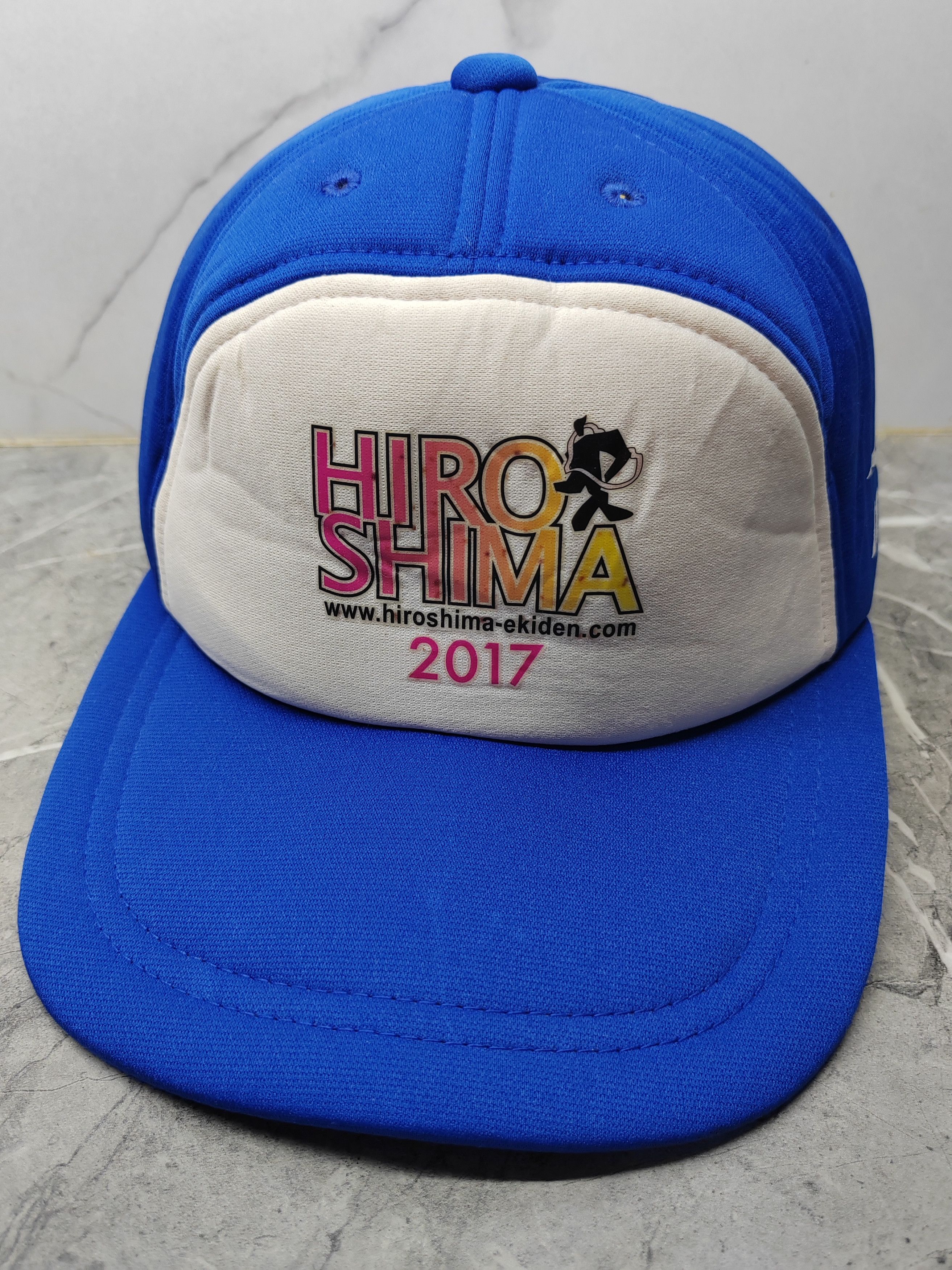 Japanese Brand Vintage Mizuno Hiroshima Marathon 2017 Cap Hat Size ONE SIZE - 1 Thumbnail