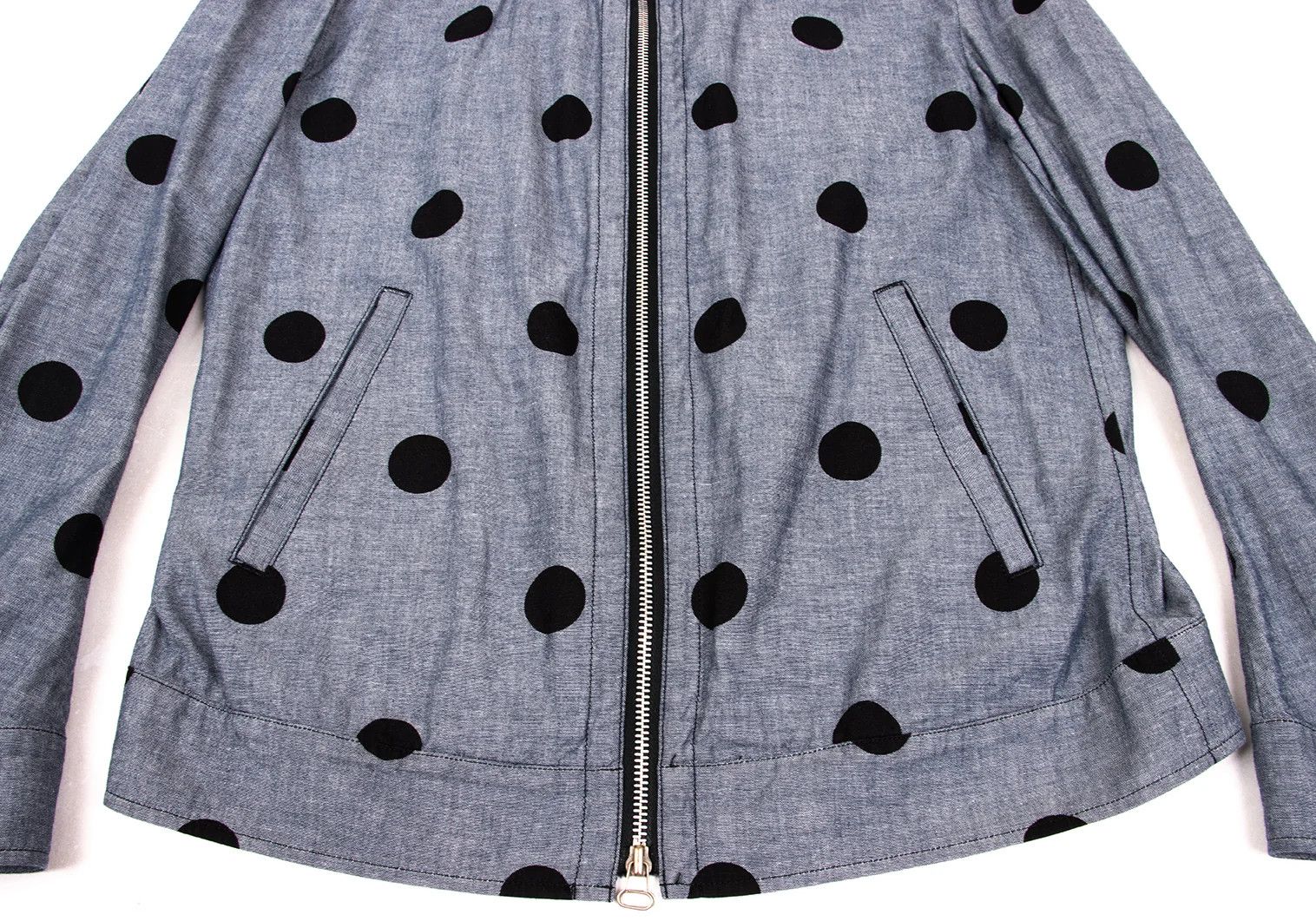 Yohji Yamamoto Yohji Yamamoto Cotton Dot Double Zip Jacket Size US M / EU 48-50 / 2 - 7 Thumbnail